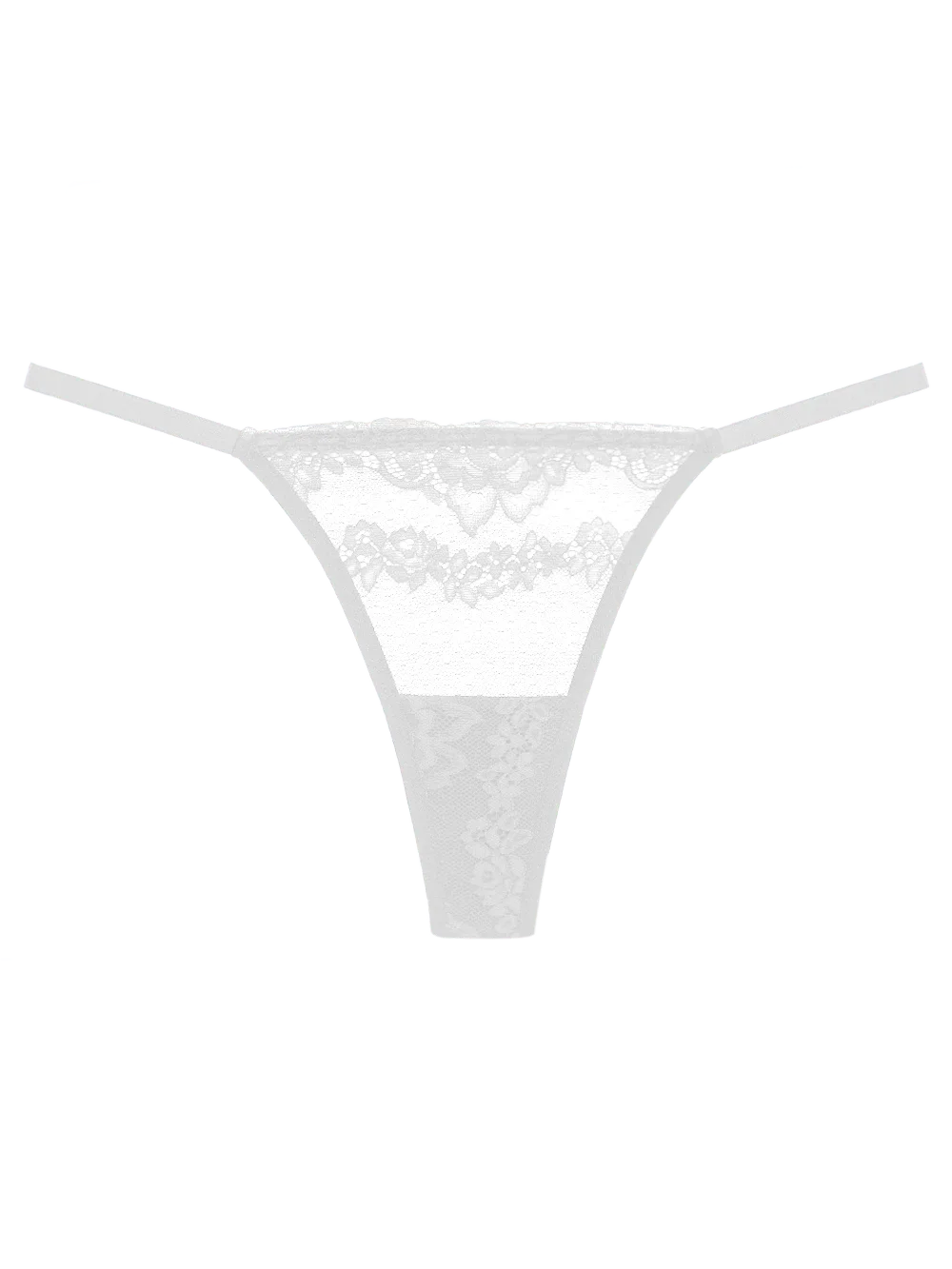 Calcinha String Fio Renda Femme Branco