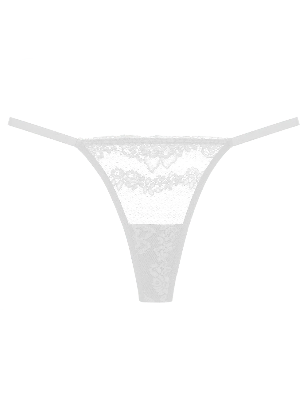 Calcinha String Fio Renda Femme Branco