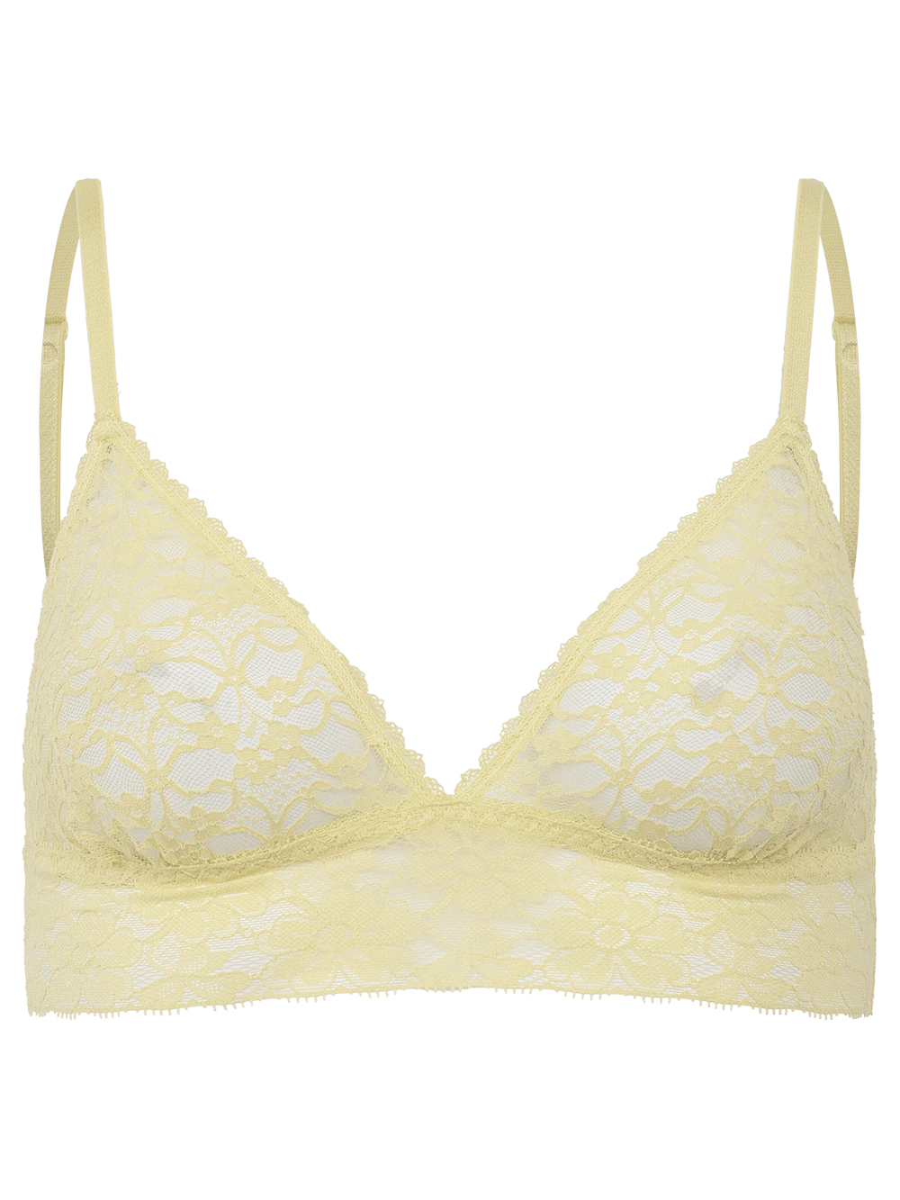 Sutiã Triângulo Renda Sweet Lace Amarelo