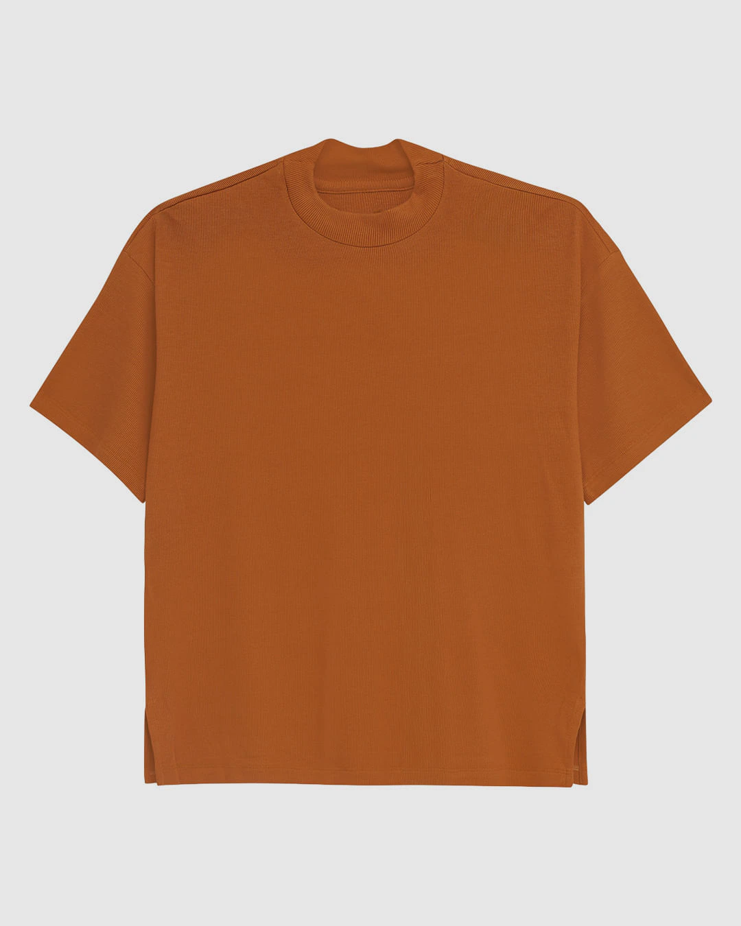 Blusa Feminina Oversized Fenda Lateral Malha Viscose Canelada - ENFIM