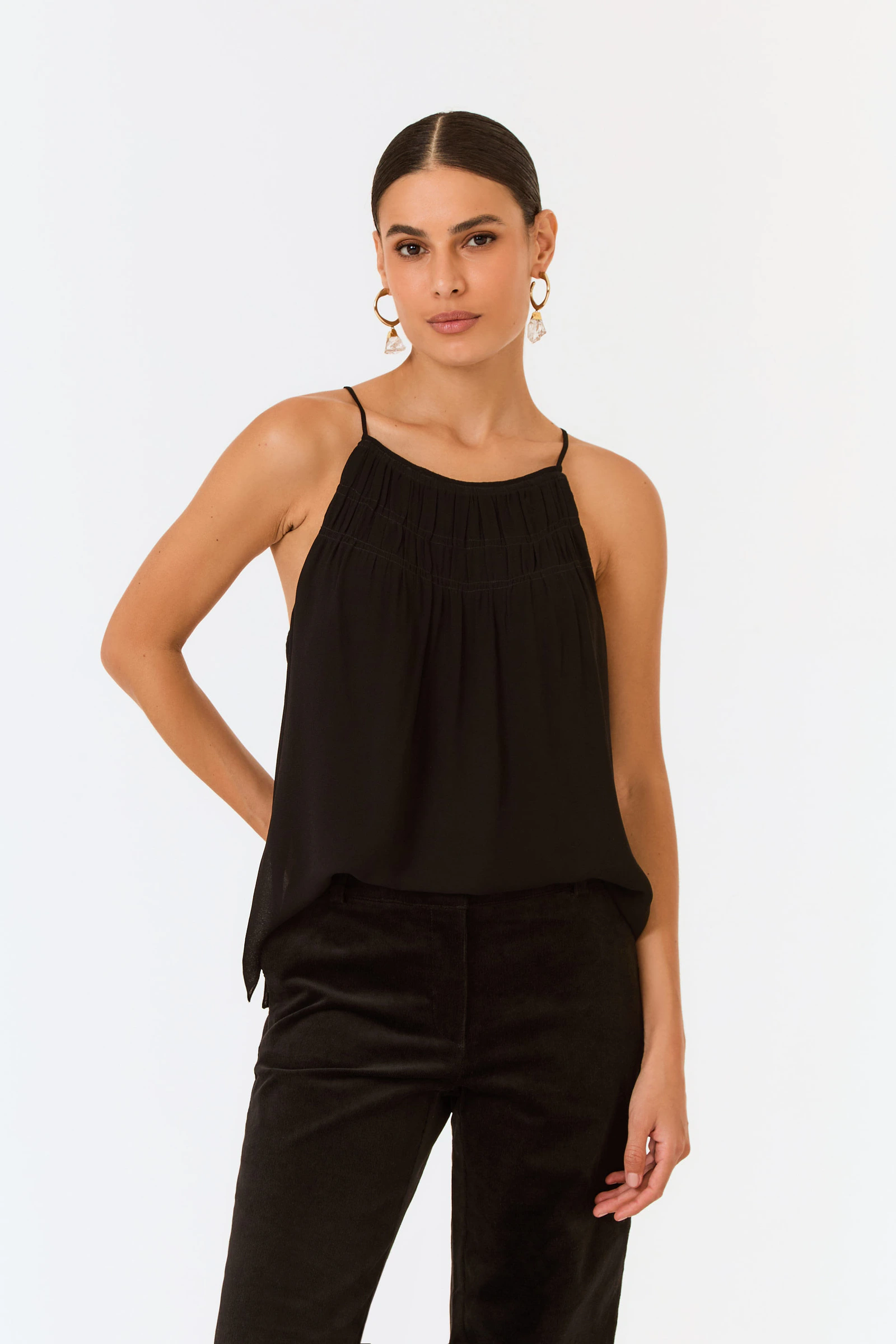 Blusa Alça Ggt Pespontos