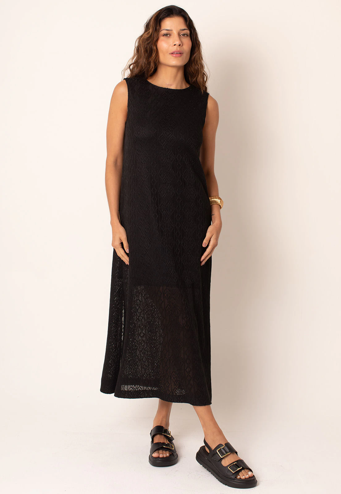 Vestido Tela Ravello Com Fenda