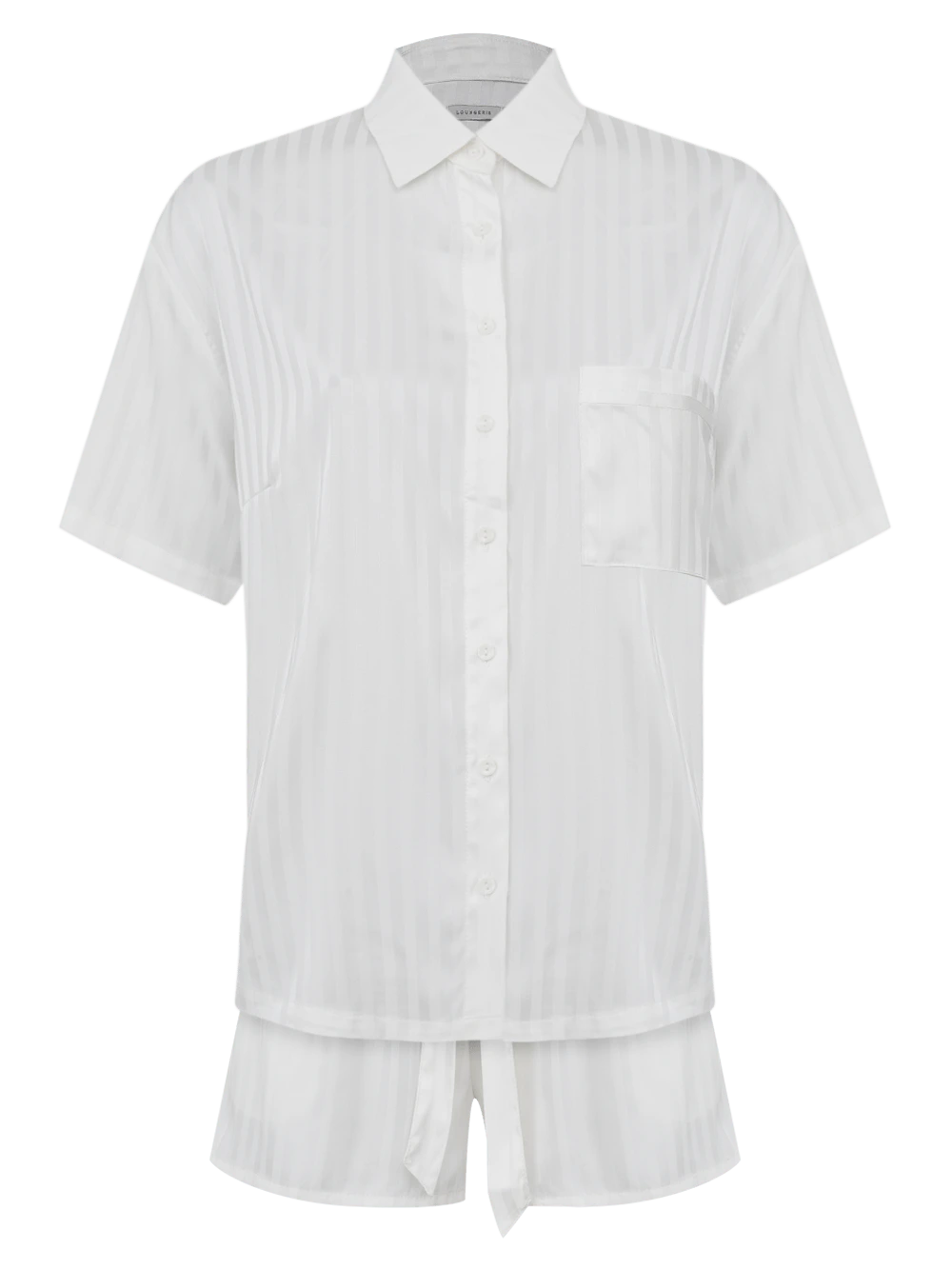 Shortdoll Cetim Vicky Off White