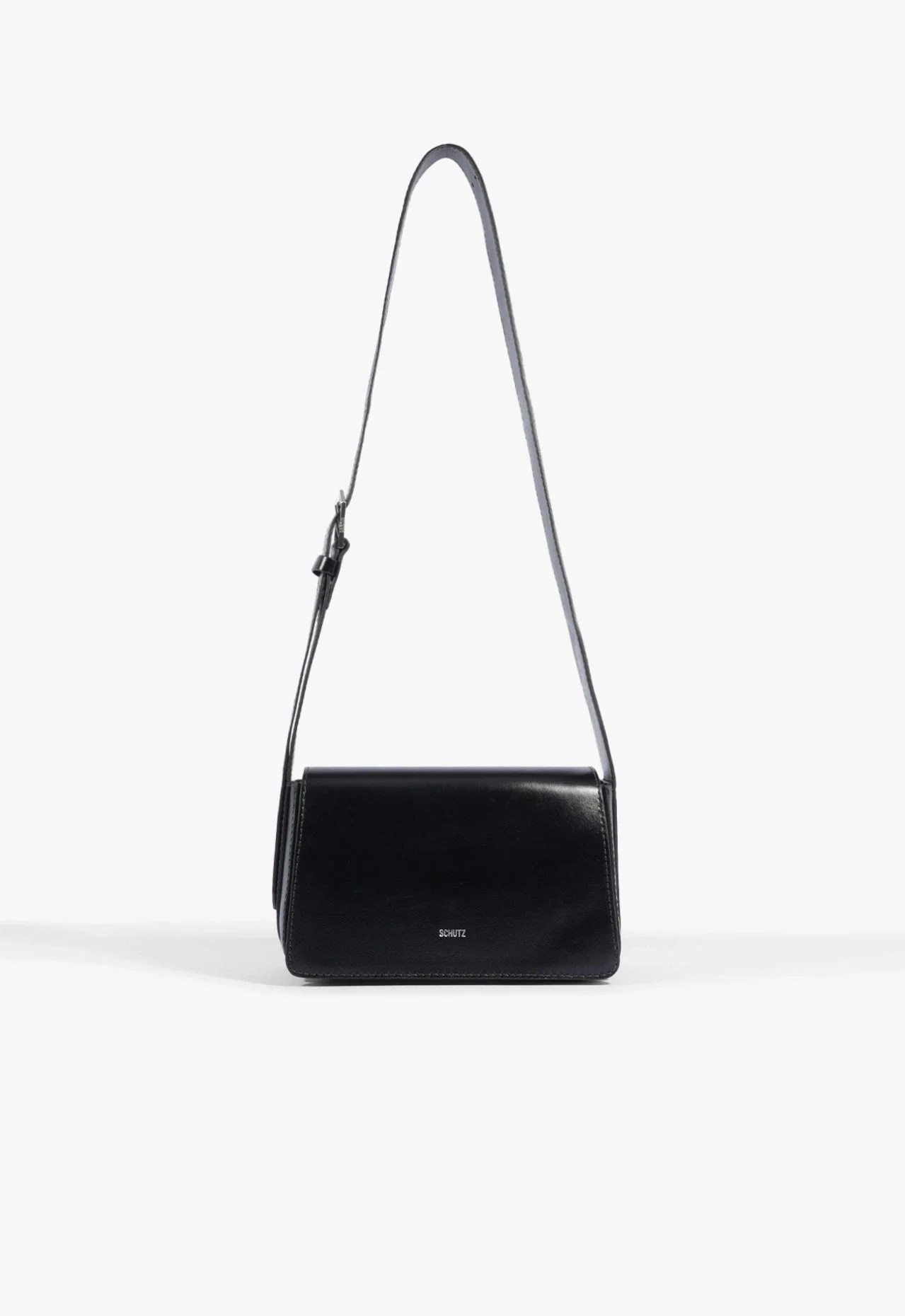 Bolsa Tiracolo Yuna Couro Preta