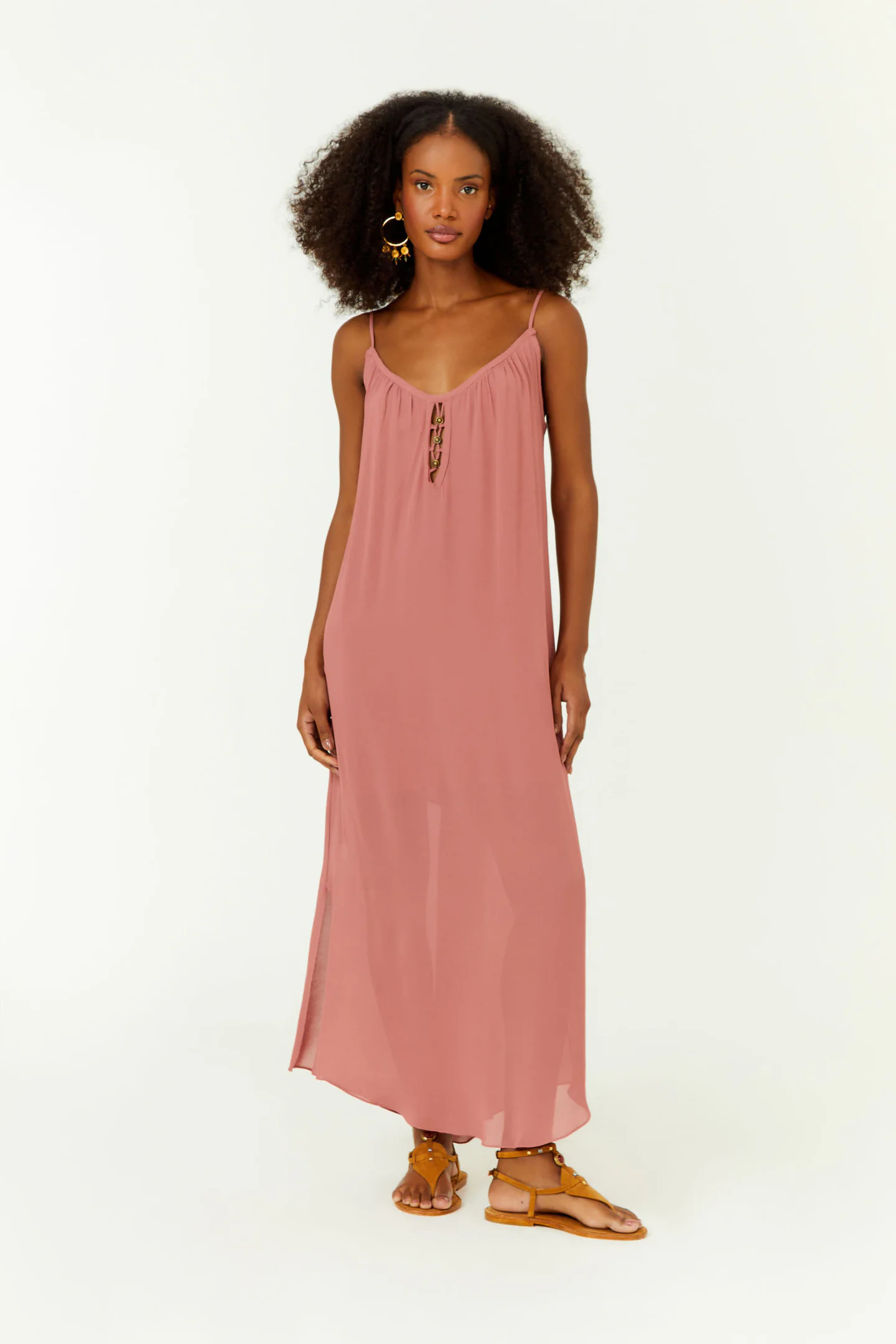 Vestido Midi Ggt Metais