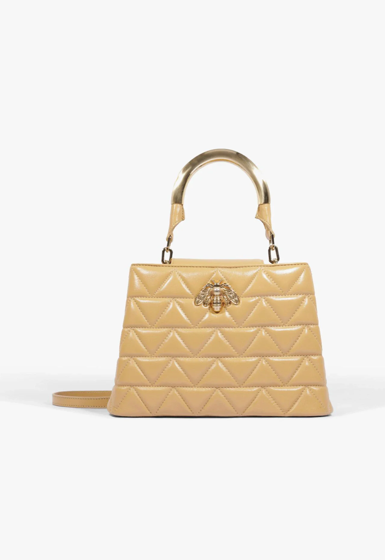 Bolsa Tote New Believe Grande Couro Nude