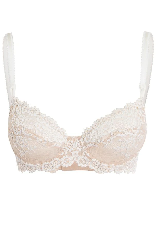 Sutiã Cobertura Total Renda Embrace Lace Wacoal Nude