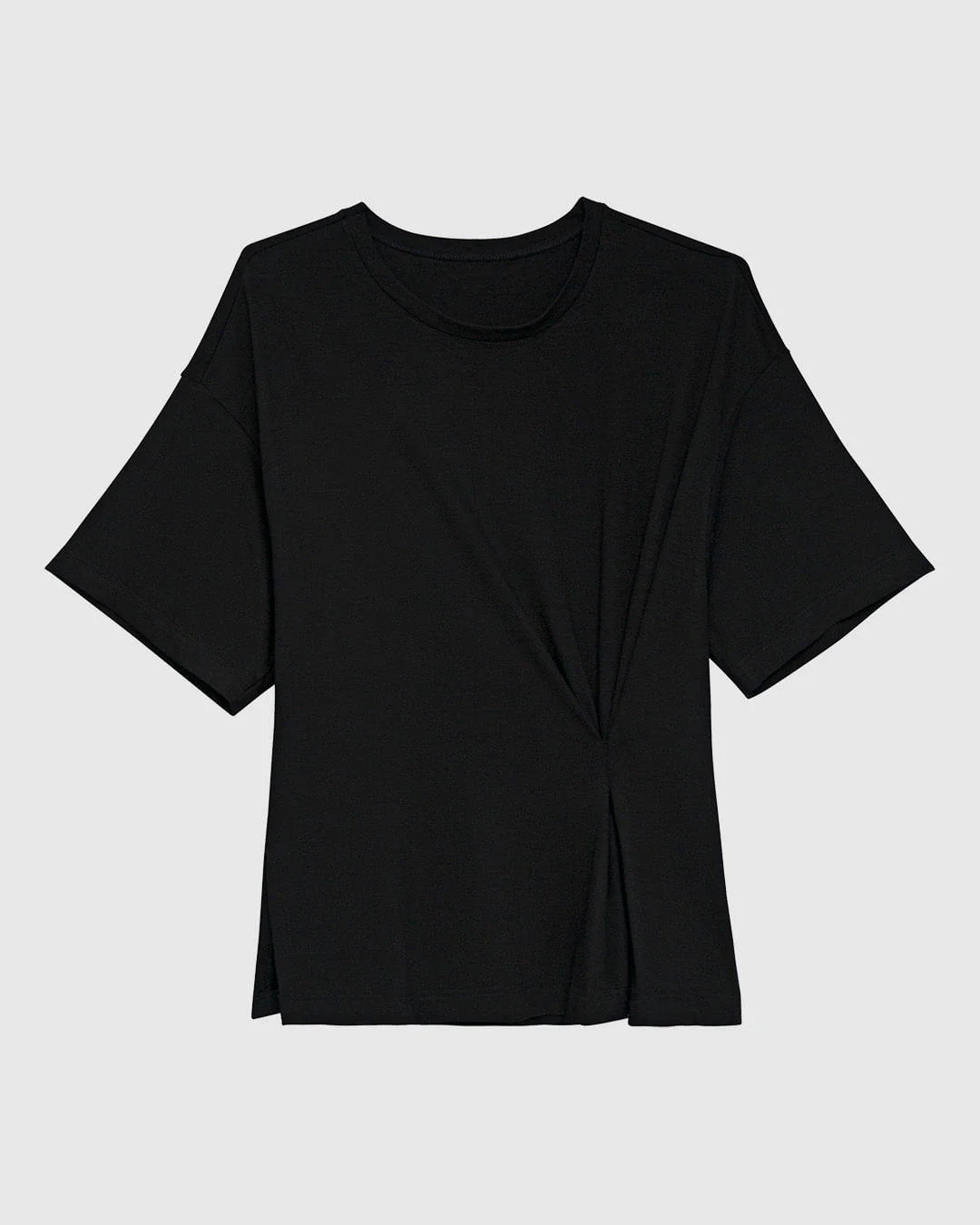 Blusa Feminina Ampla Detalhe Franzido Em Malha Viscose Stretch - ENFIM