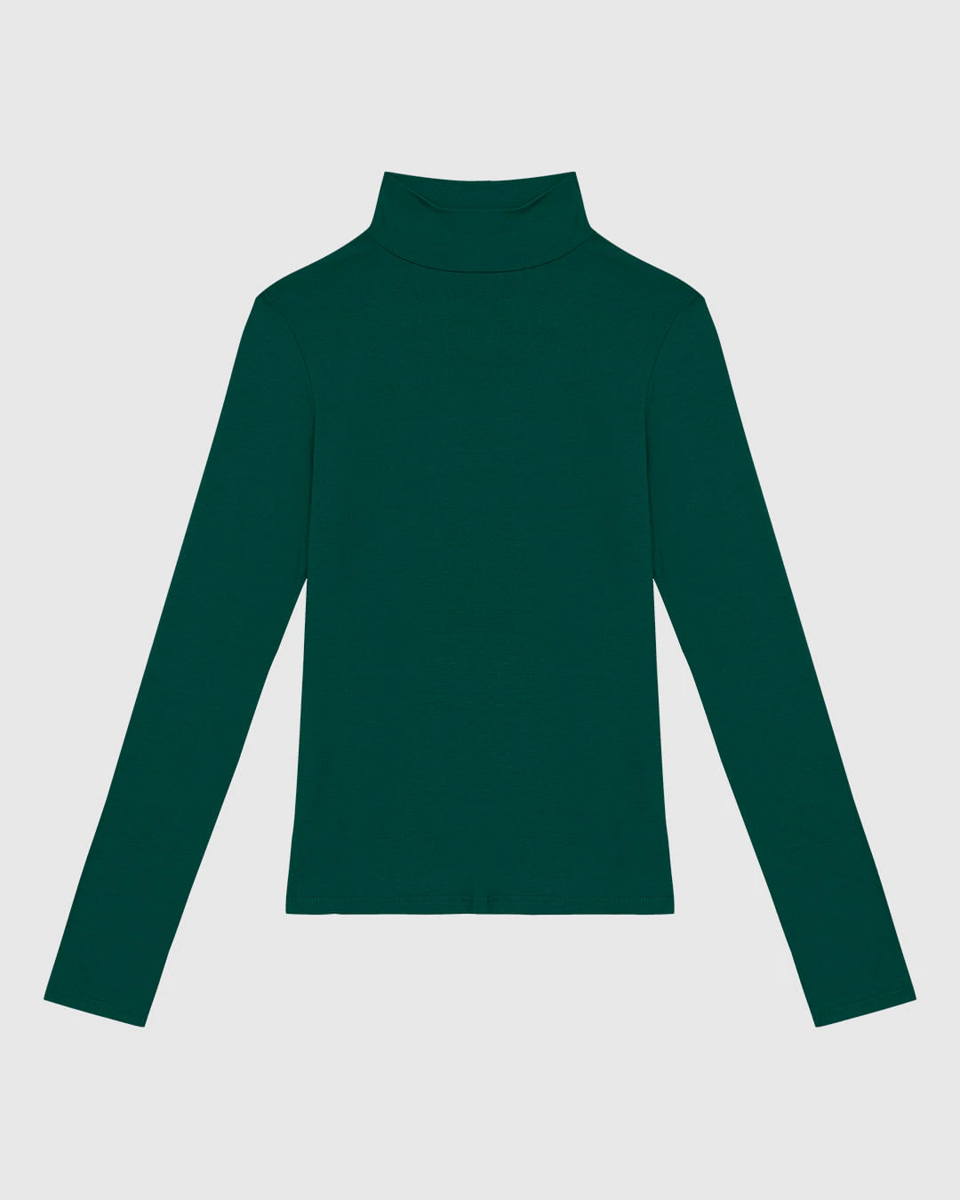 Blusa Básica Feminina Gola Alta Em Malha Viscose Stretch - ENFIM