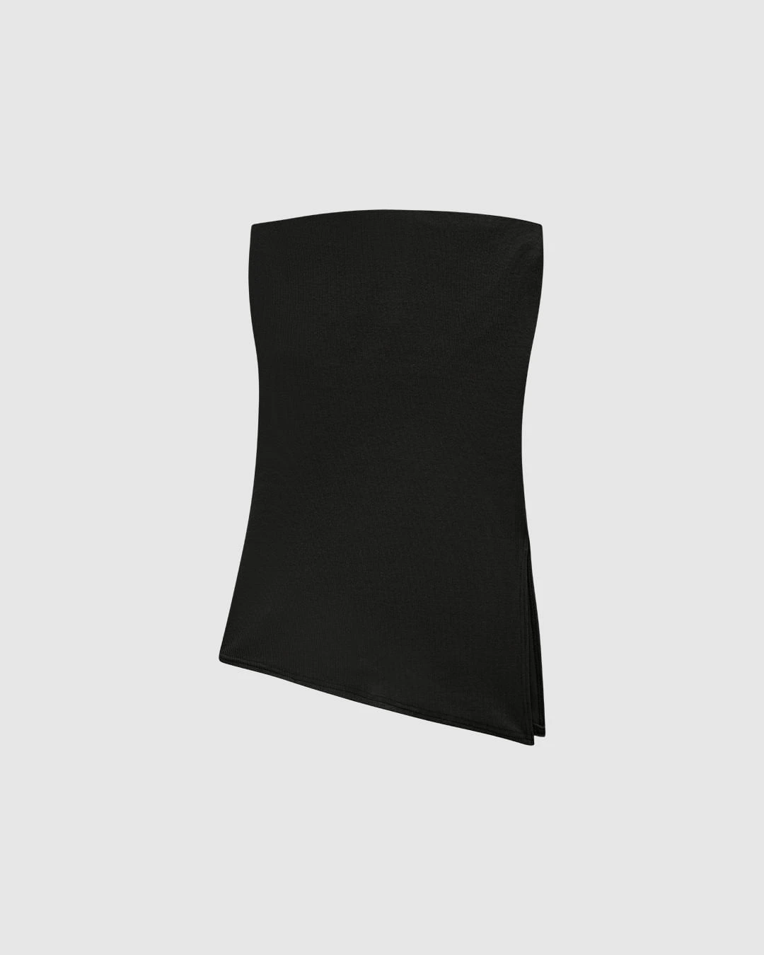 Blusa Feminina Sem Alças Fenda Lateral Em Ribana - ENFIM