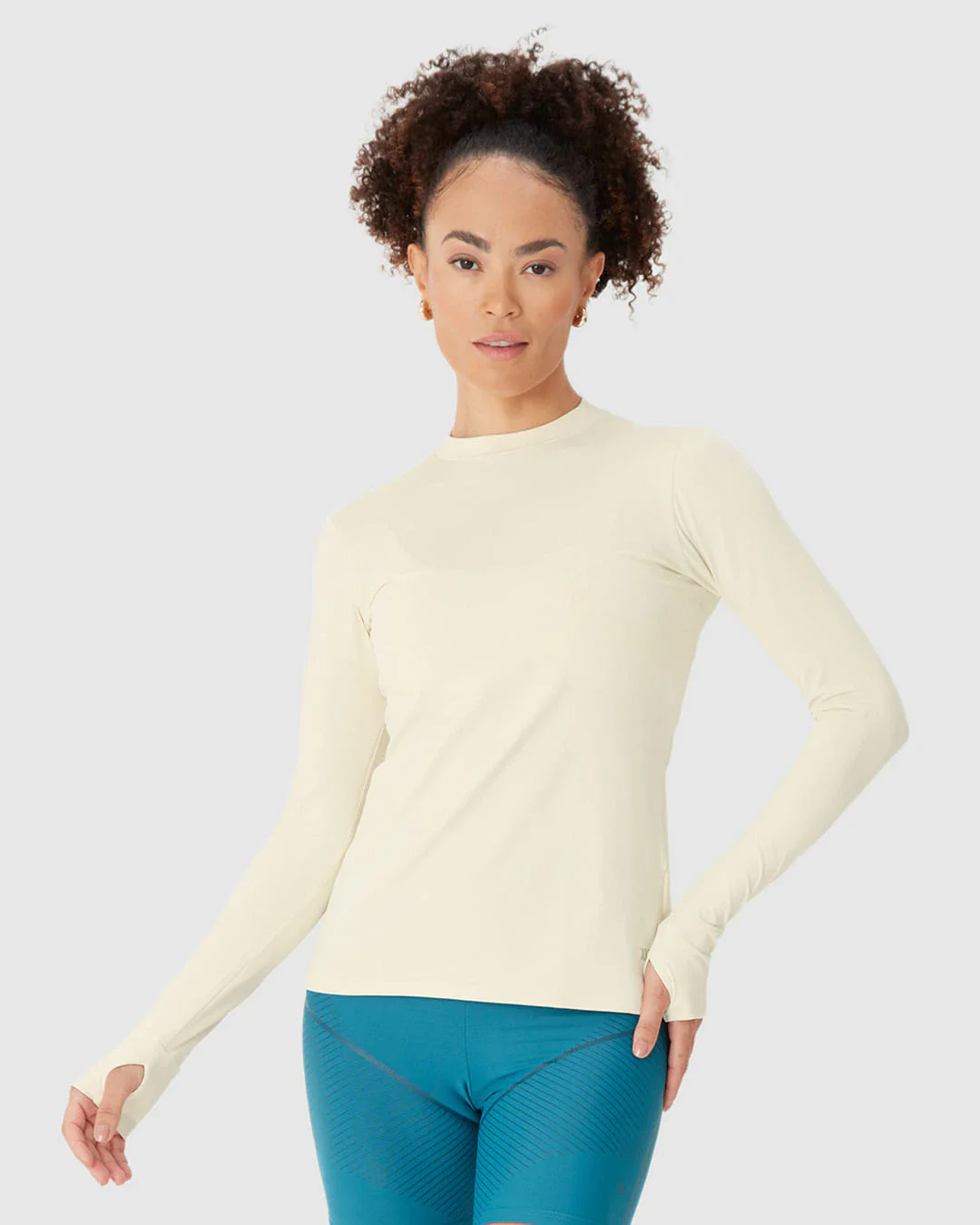Blusa Esportiva Feminina Manga Com Abertura Para Dedo Em Dry E Proteção UV50+ Malwee Active