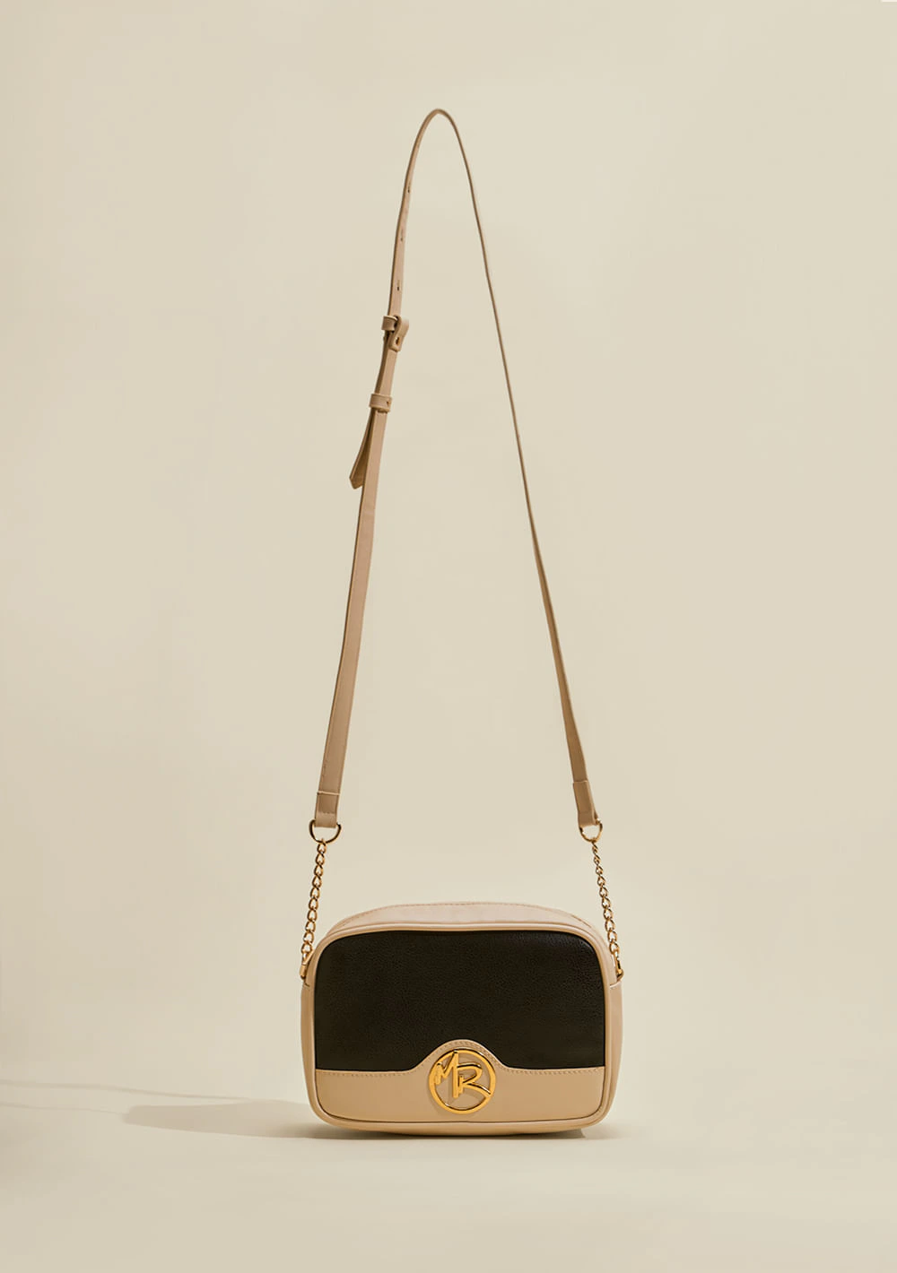 Bolsa Crossbody Alça Corrente Preto