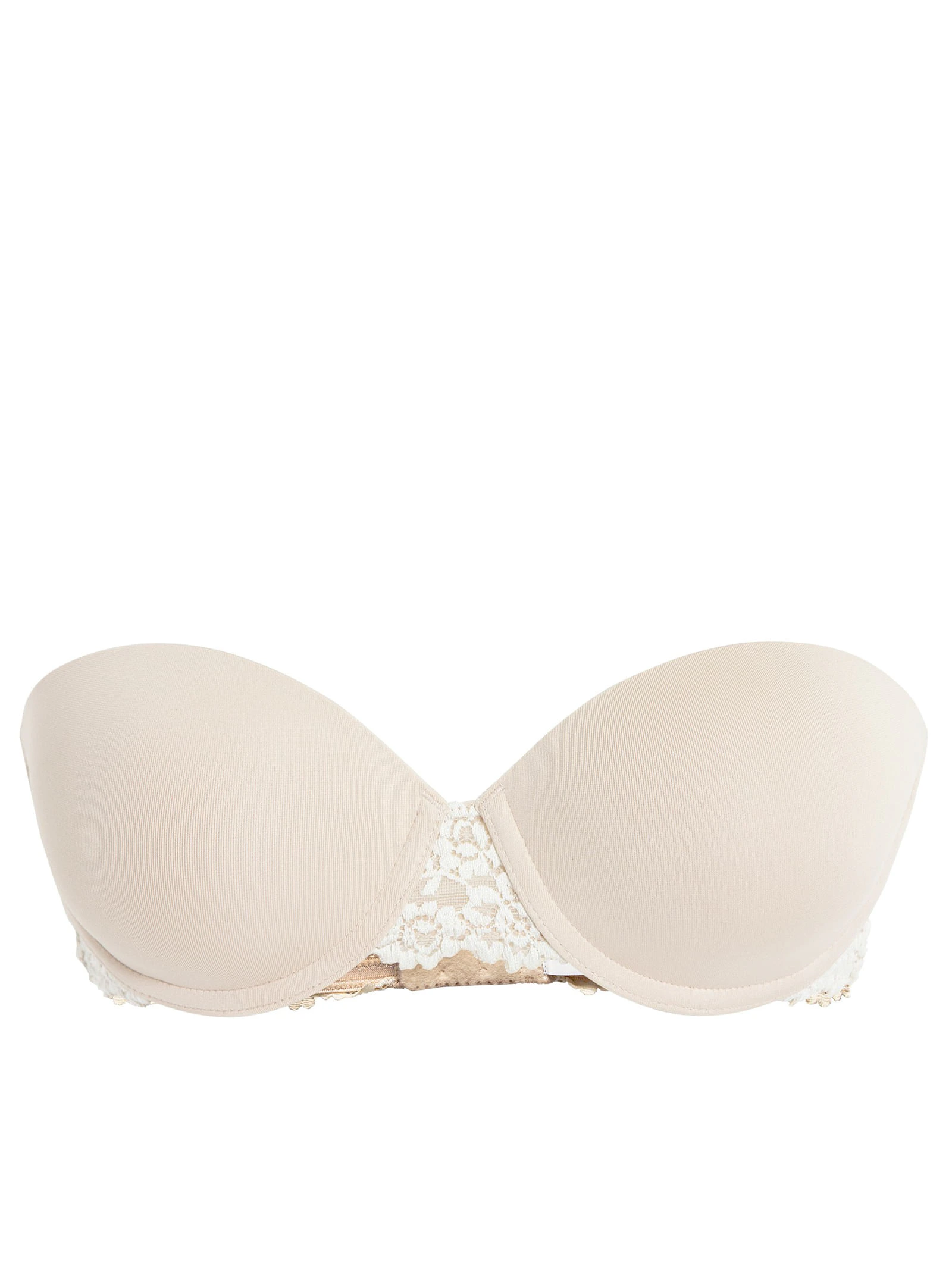 Sutiã Sem Alça Microfibra Embrace Lace Wacoal Nude