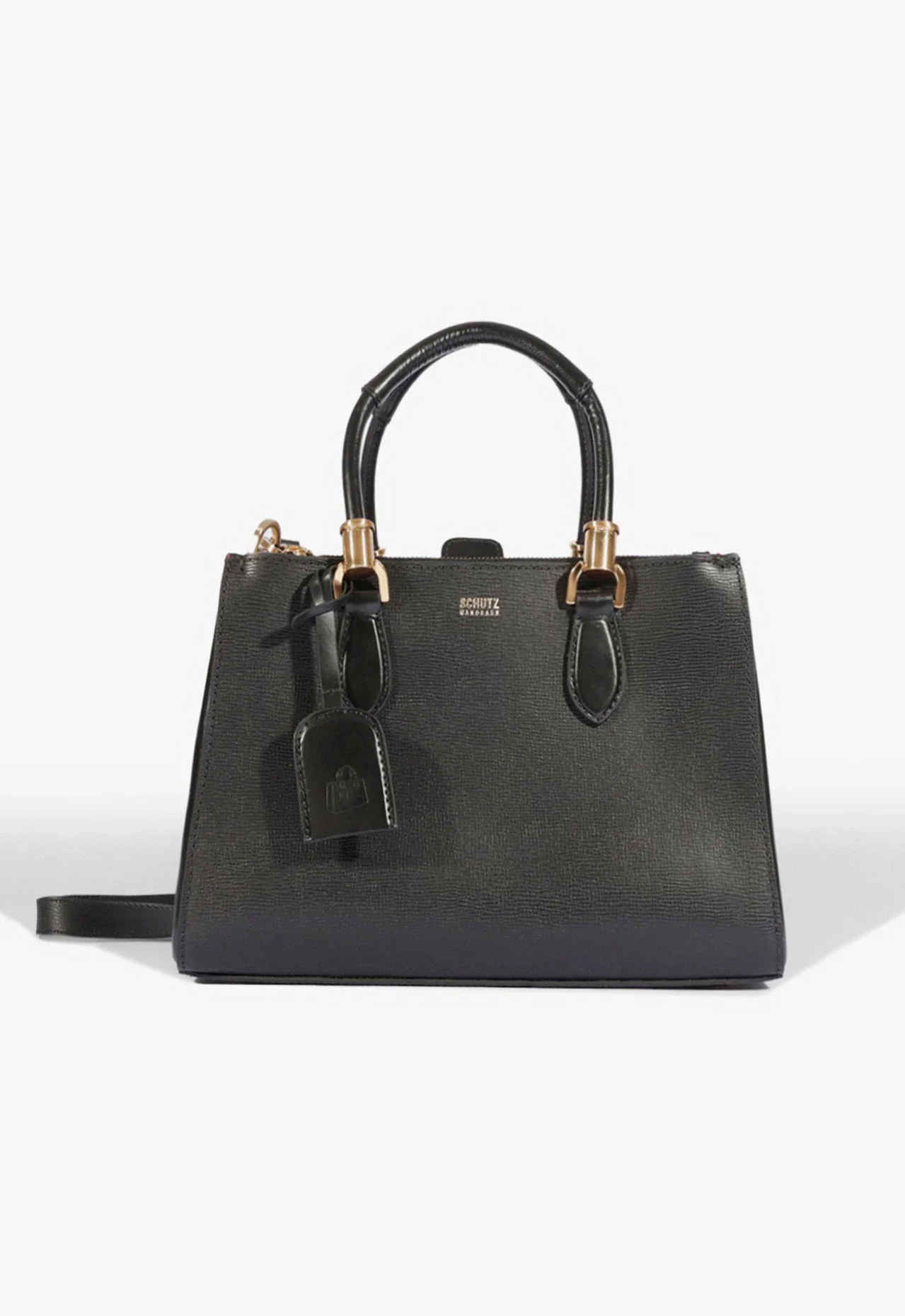 Bolsa Tote Grande New Lorena Couro Preta