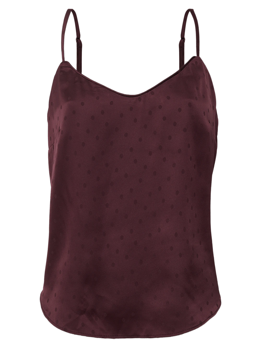 Camisete Sem Manga Cetim Taylor Vinho Catawba Grape