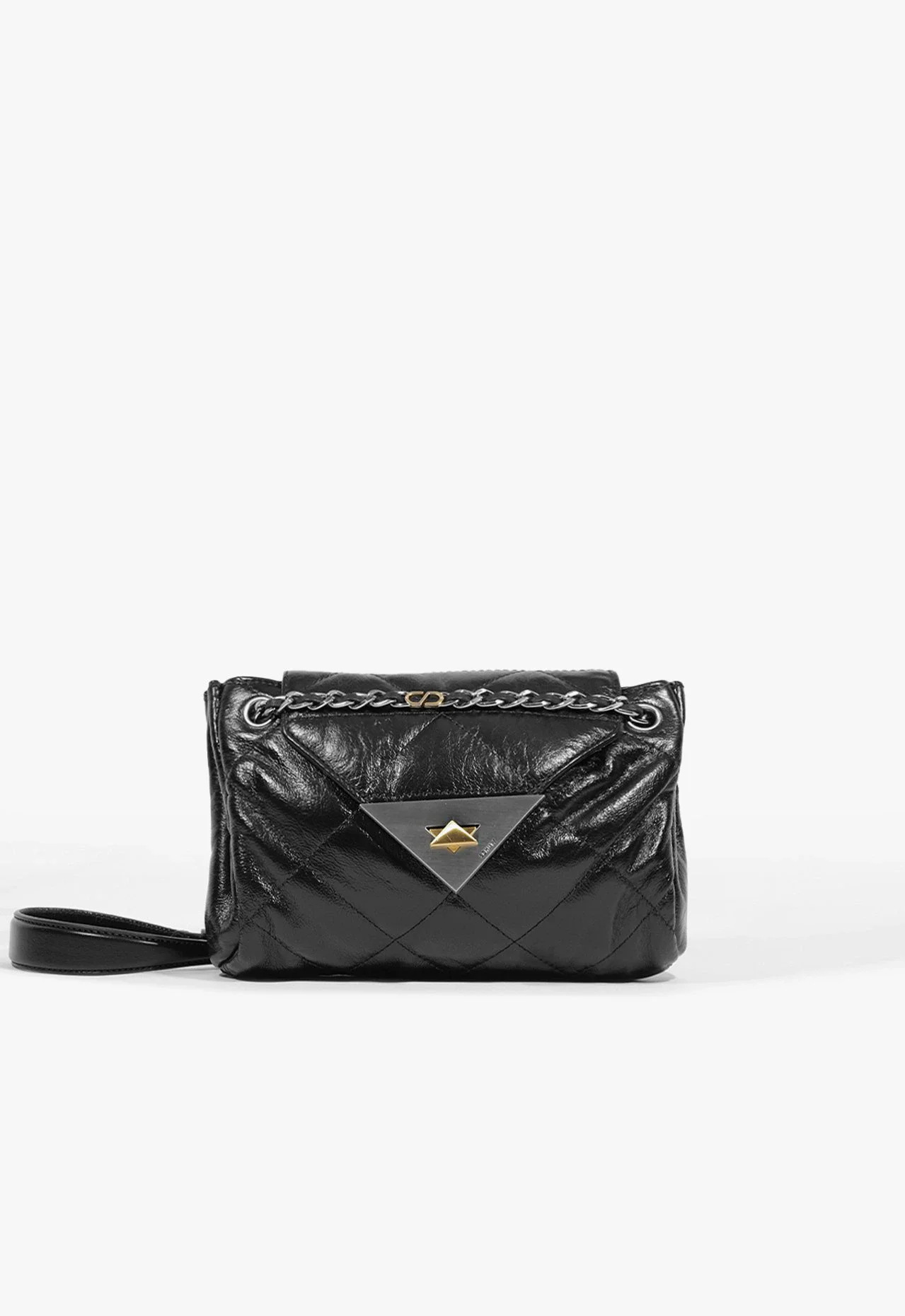 Bolsa Média S95 Couro Preto