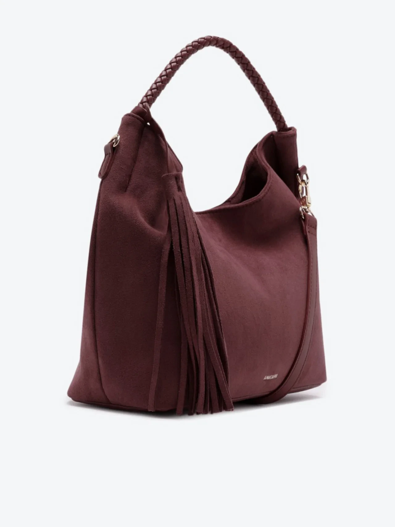 Bolsa Shopping Grande Hobo Skin Roxa