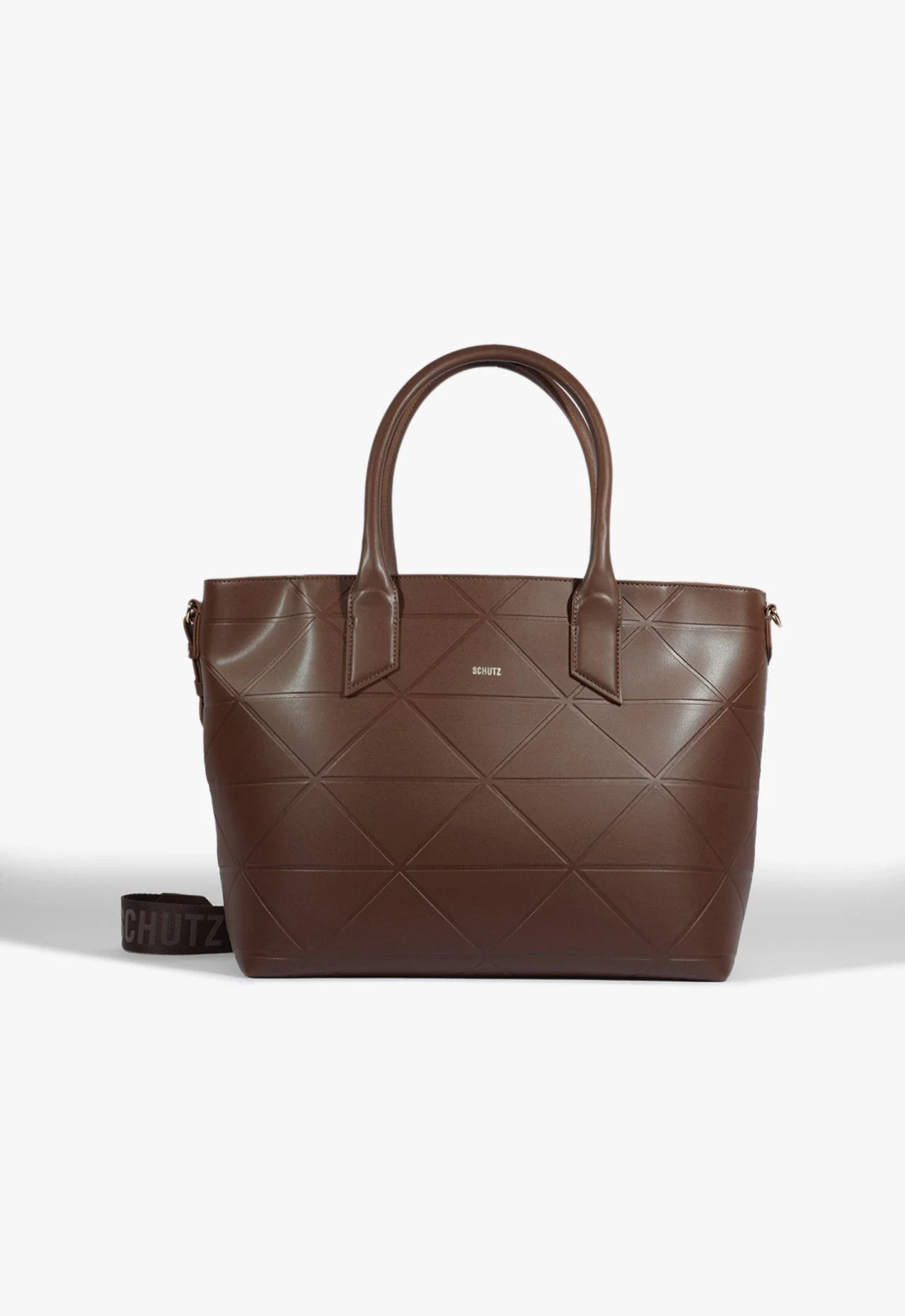 Bolsa Shopping Maely Grande Marrom