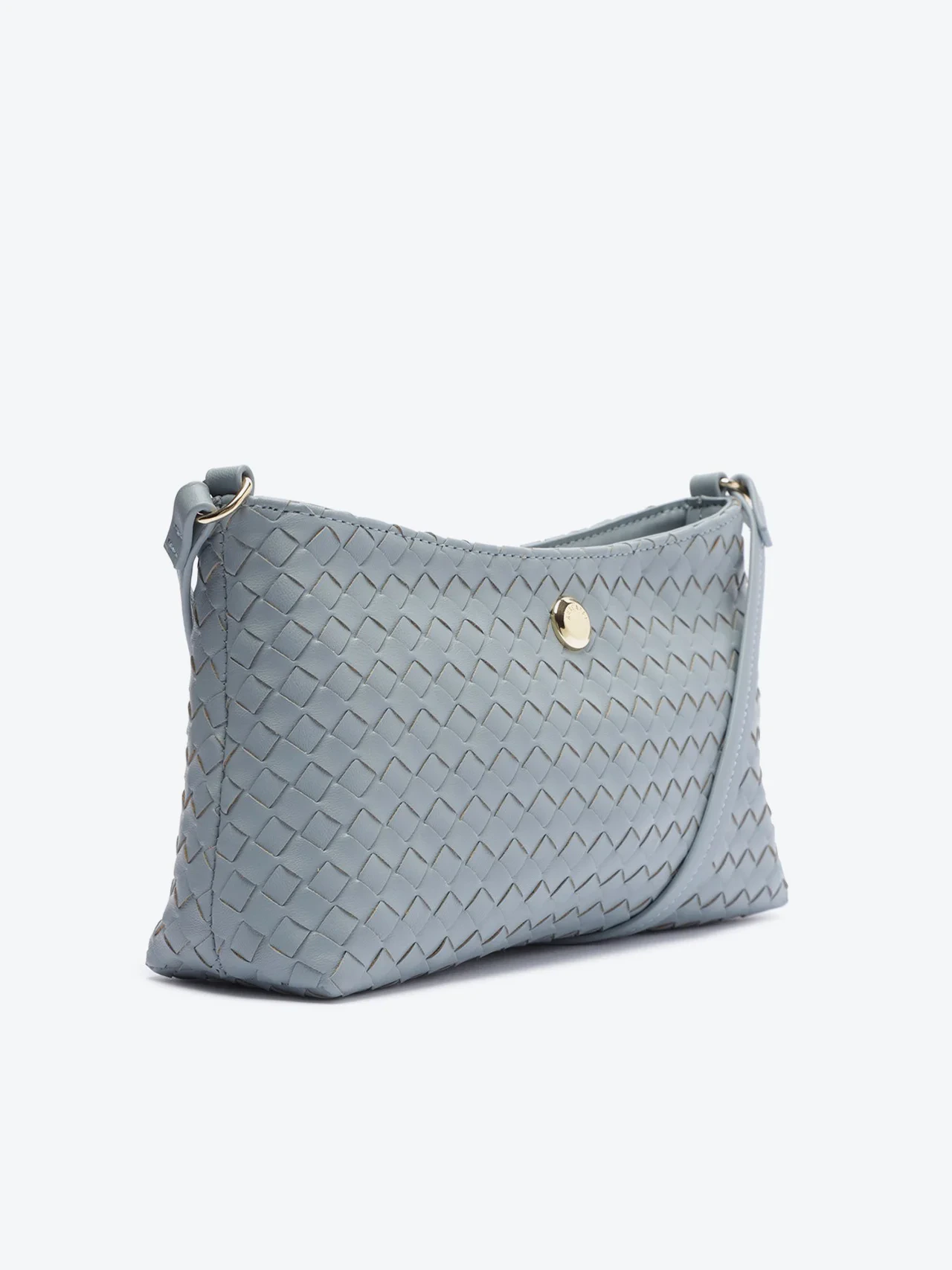 Bolsa Tiracolo Média Metalassê Azul