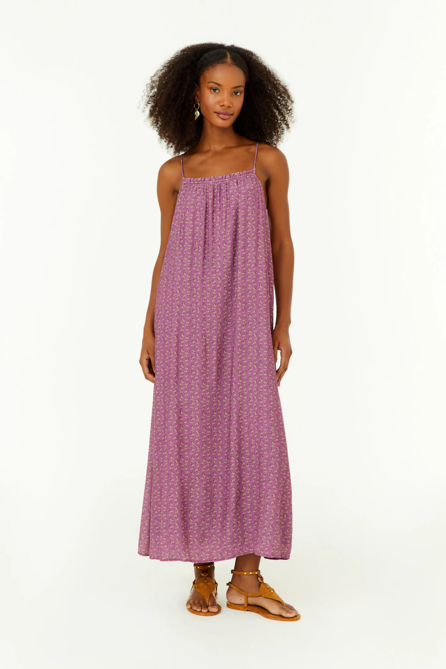 Vestido Alça Estampa Glam