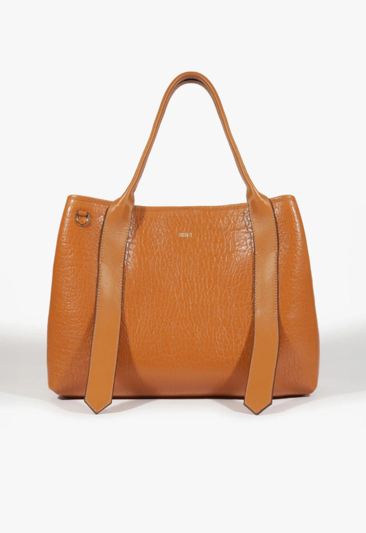 Bolsa Shopping Rachel Couro Marrom Clara
