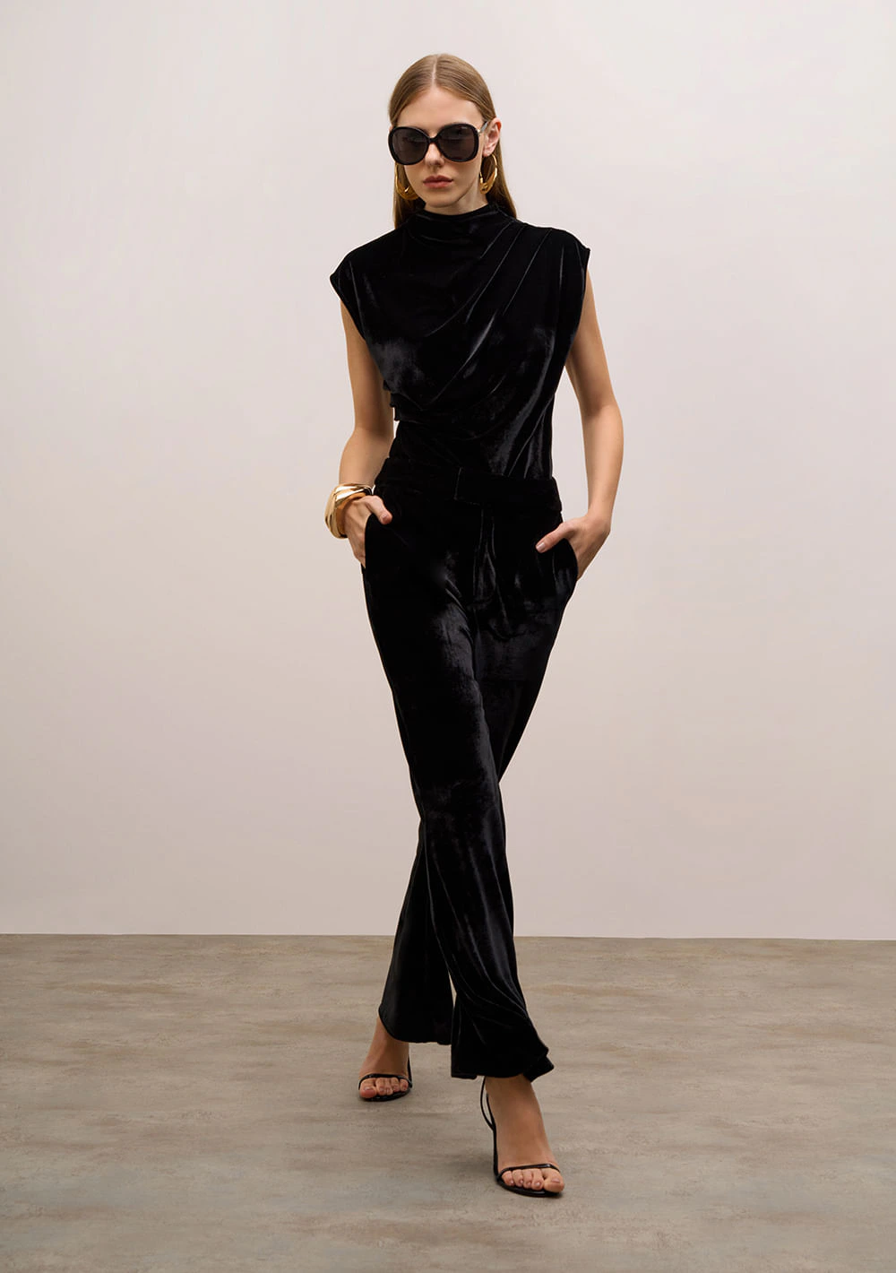 Calça Iódice Flare Alta Preto