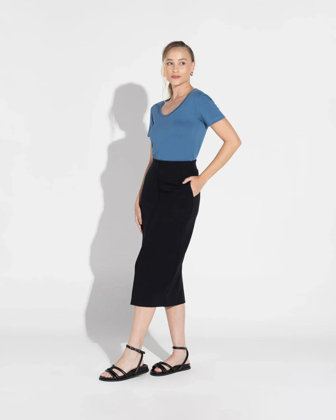 Camiseta Pima Gola U Feminina