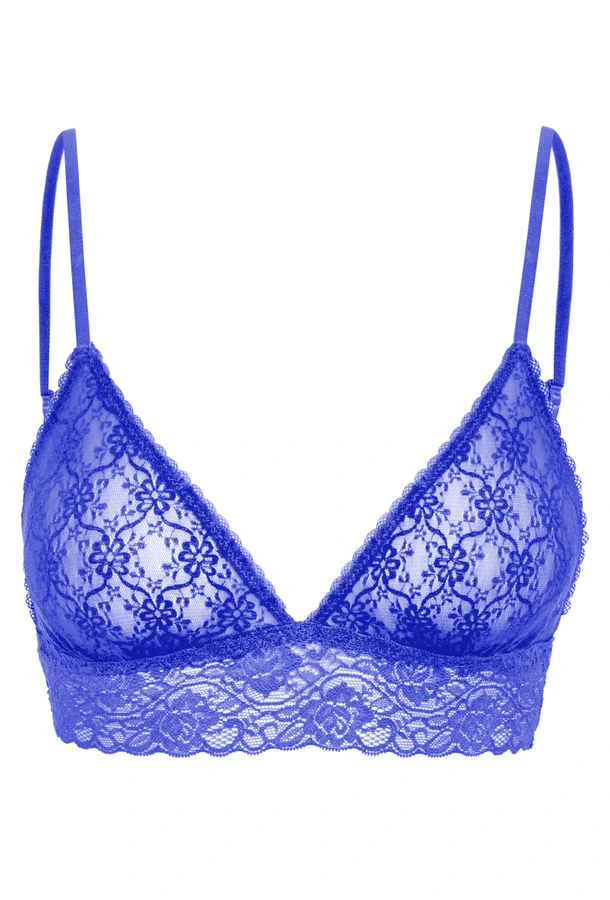 Sutiã Triângulo Renda Sweet Lace Blue