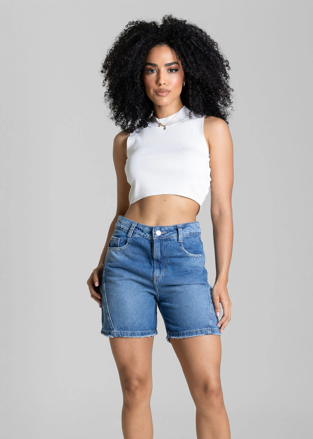 Shorts Jeans Sawary - 284517 AZUL