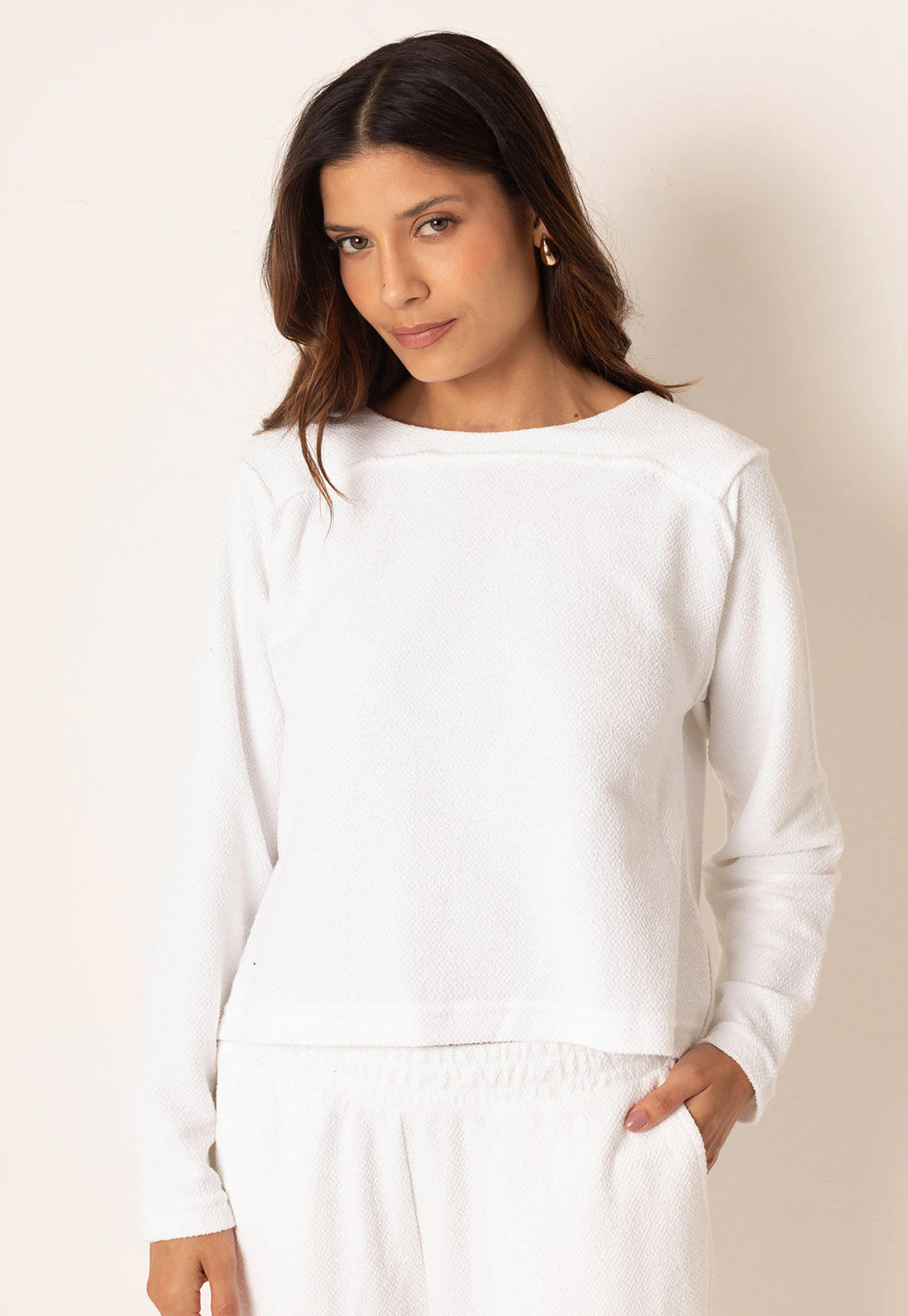 Blusa Aspen Manga Longa