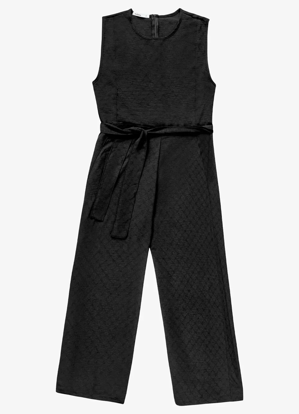 Rovitex - Macacão Feminino em Tecido Air Flow Preto