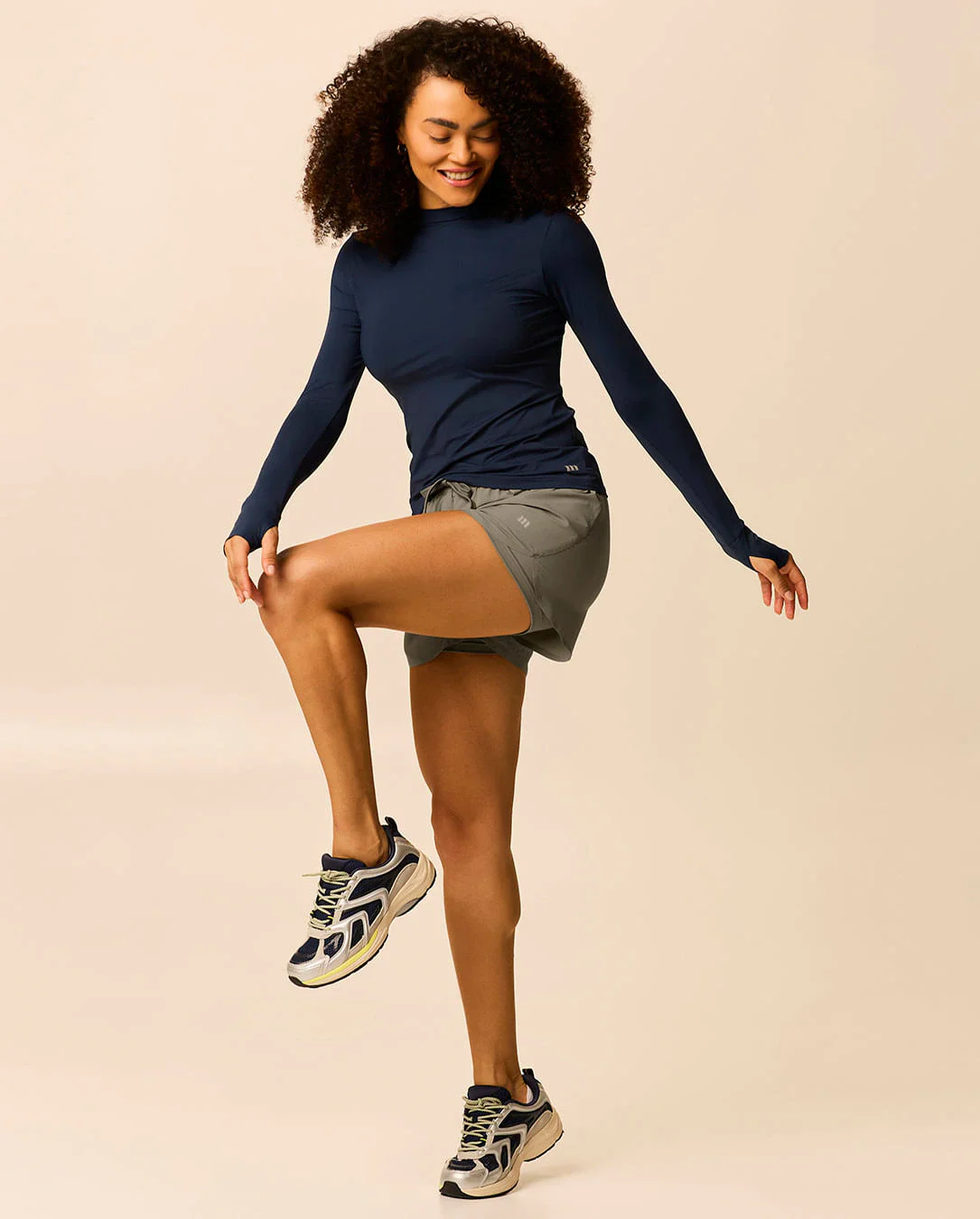 Shorts Esportivo Feminino Duplo Cadarço Funcional Em Tafetá Com Elastano Malwee Active