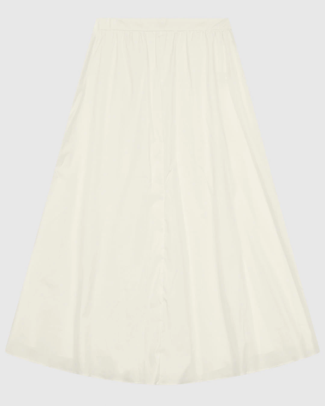 Saia Midi Feminina Pregas Bolso Funcional Em Algodão Stretch - ENFIM