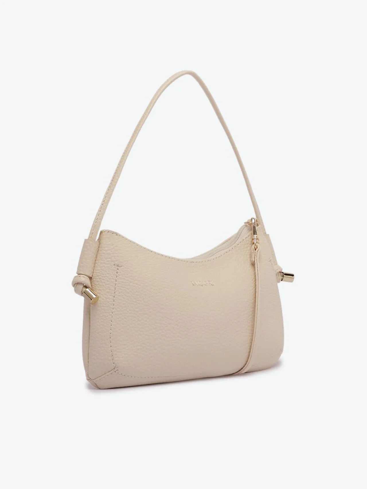 Bolsa Tiracolo Média Baguete Box Branca