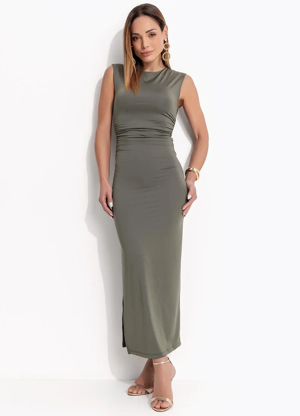 Bimini - Vestido Midi Verde