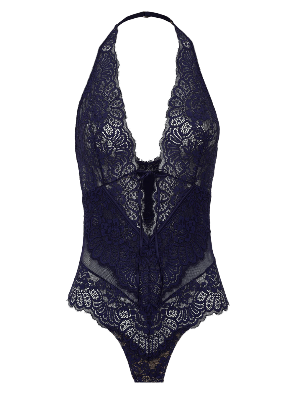 Body Sem Manga Renda Love Affair Evening Blue