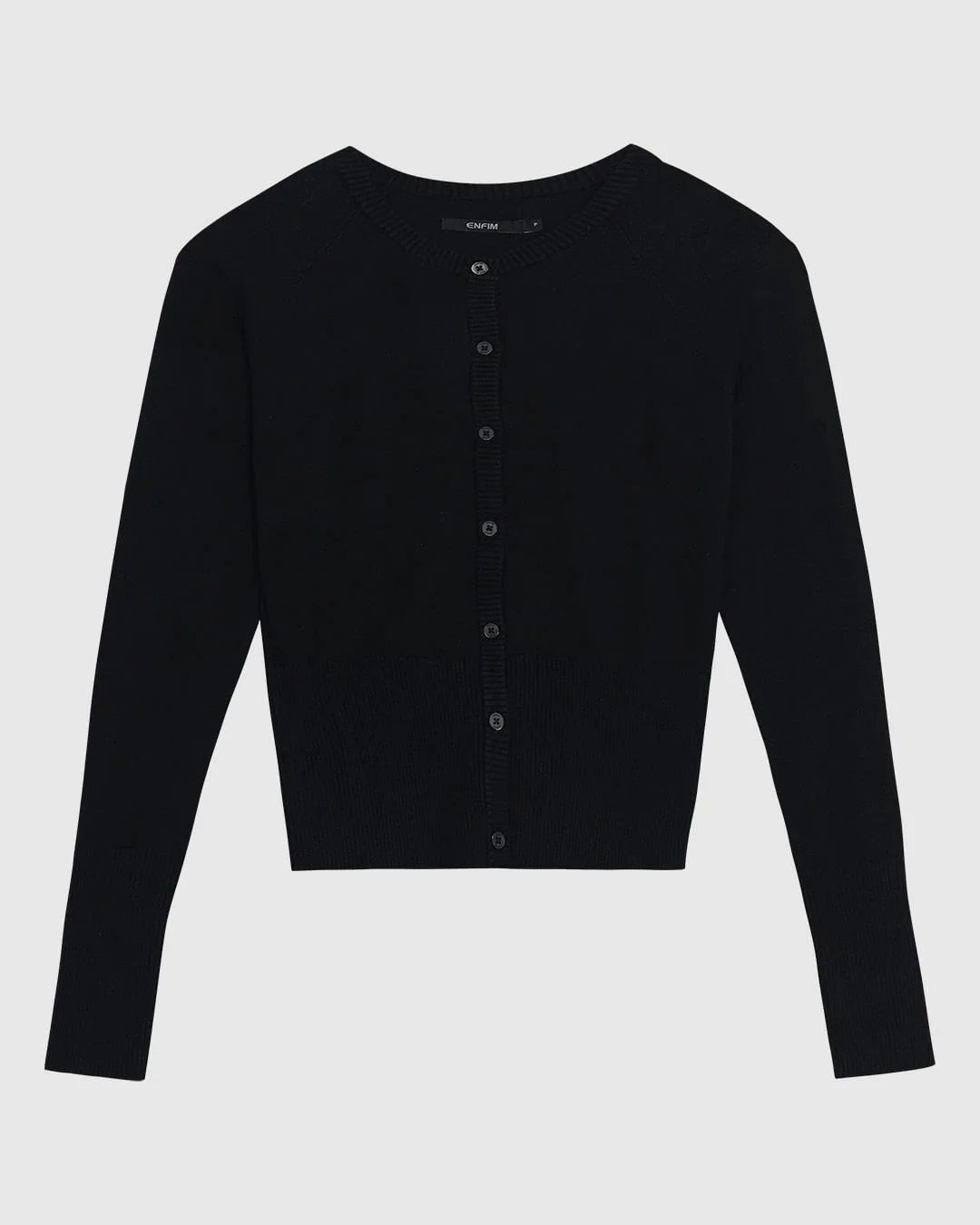 Cardigan Básico Feminino Abotoamento Frontal Em Tricô - ENFIM