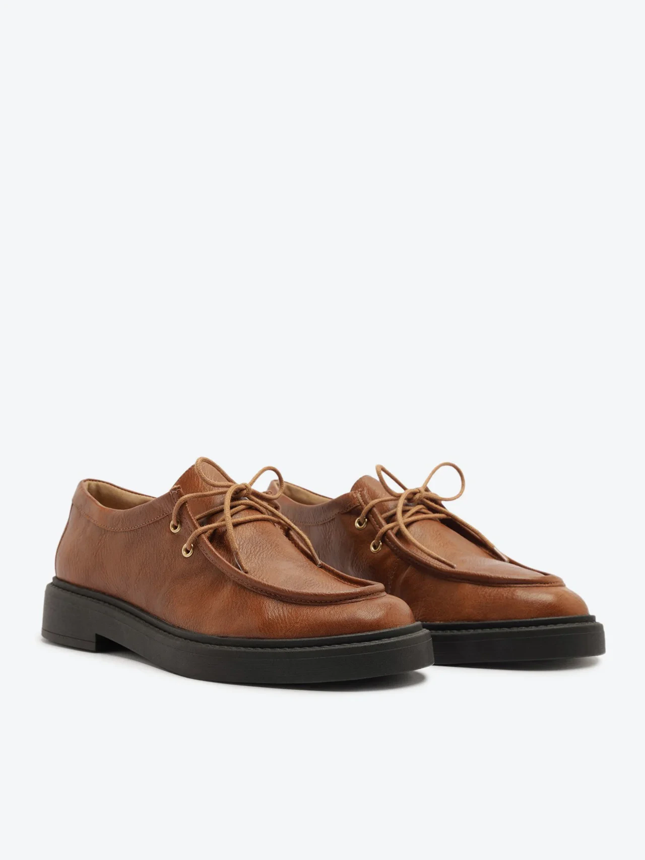 Mocassim Oxford Amarração Marrom