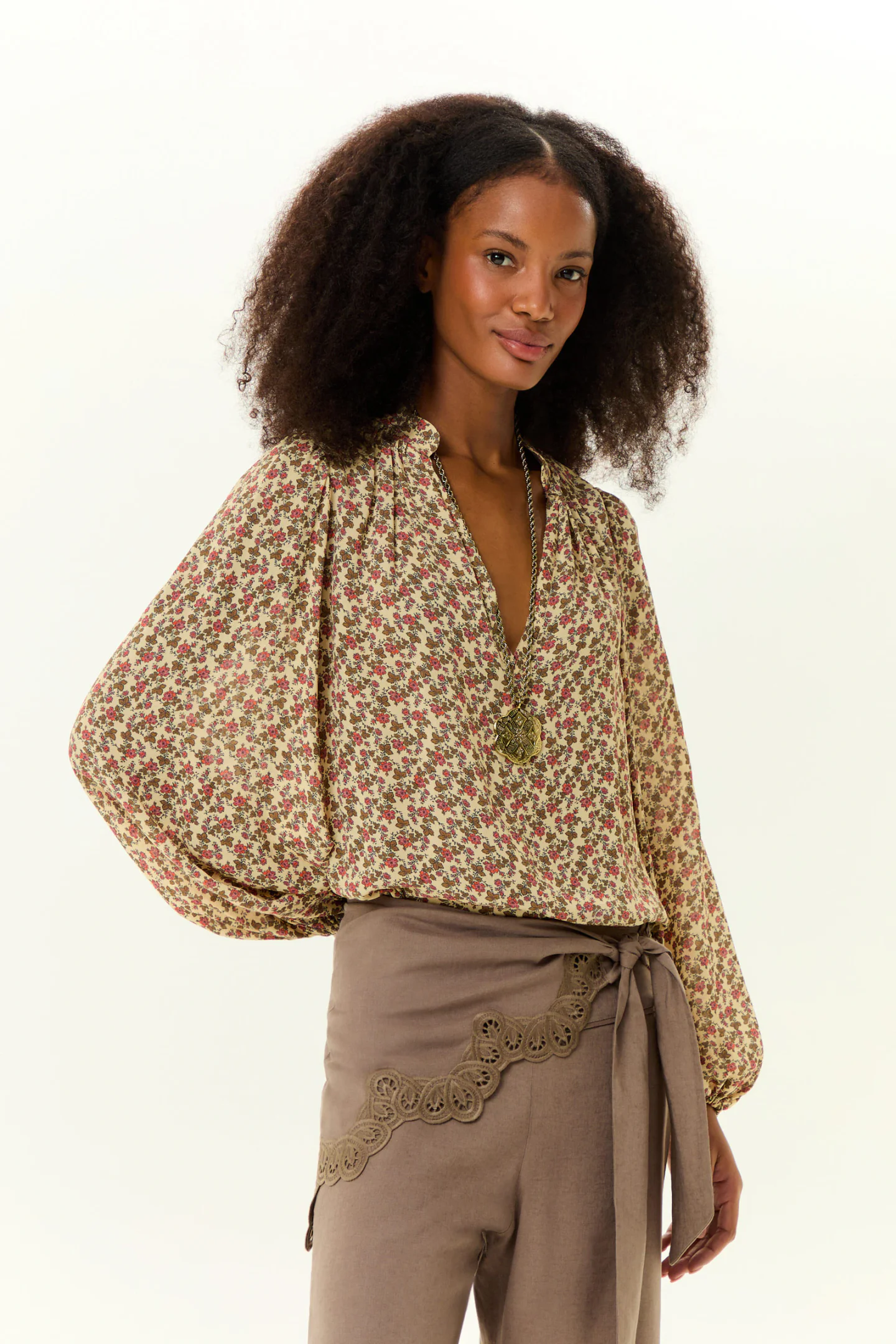 Blusa Manga Longa Ggt Estampa Ticy