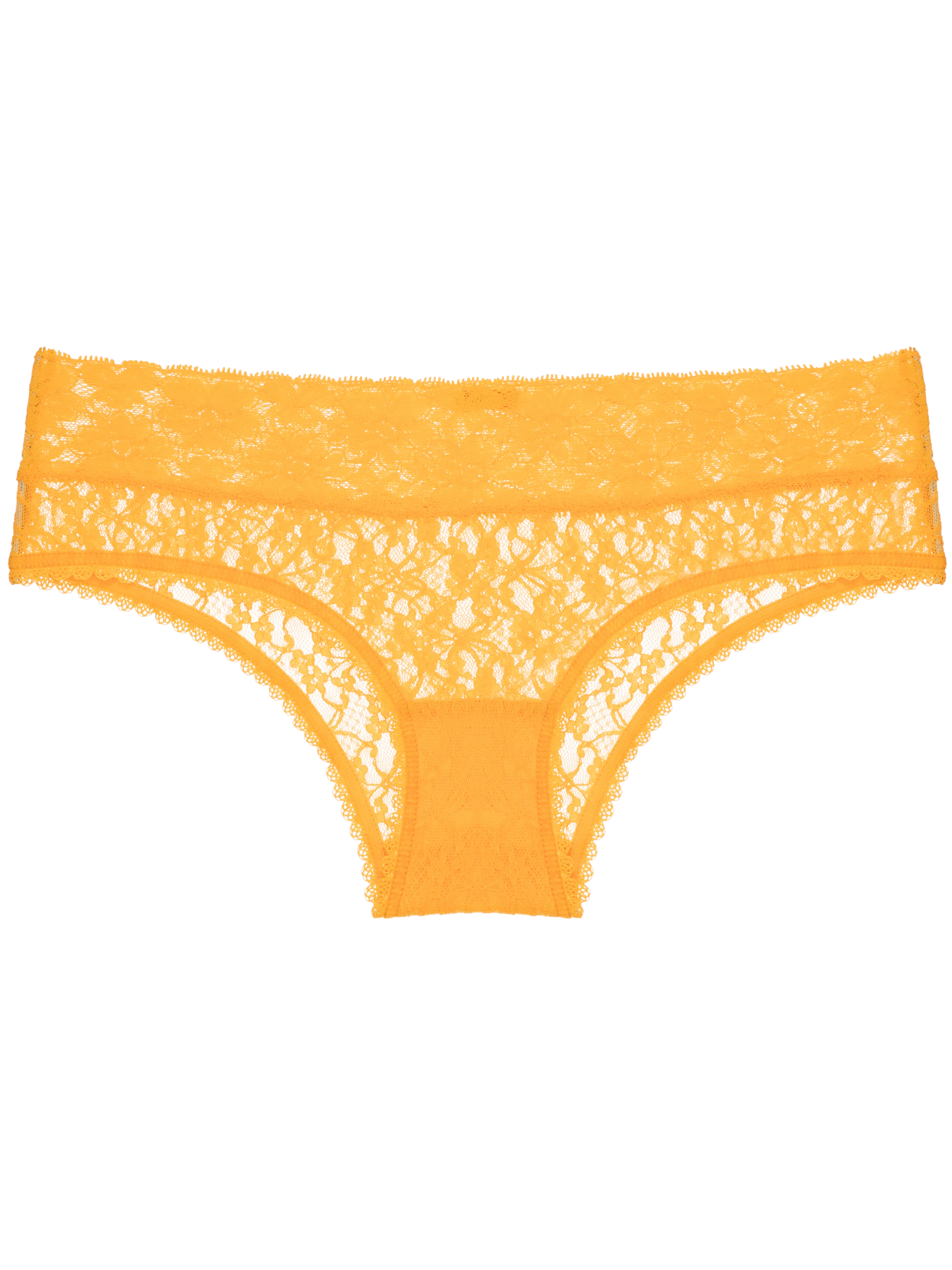 Calcinha Caleçon Renda Sweet Lace Amarelo Radiante