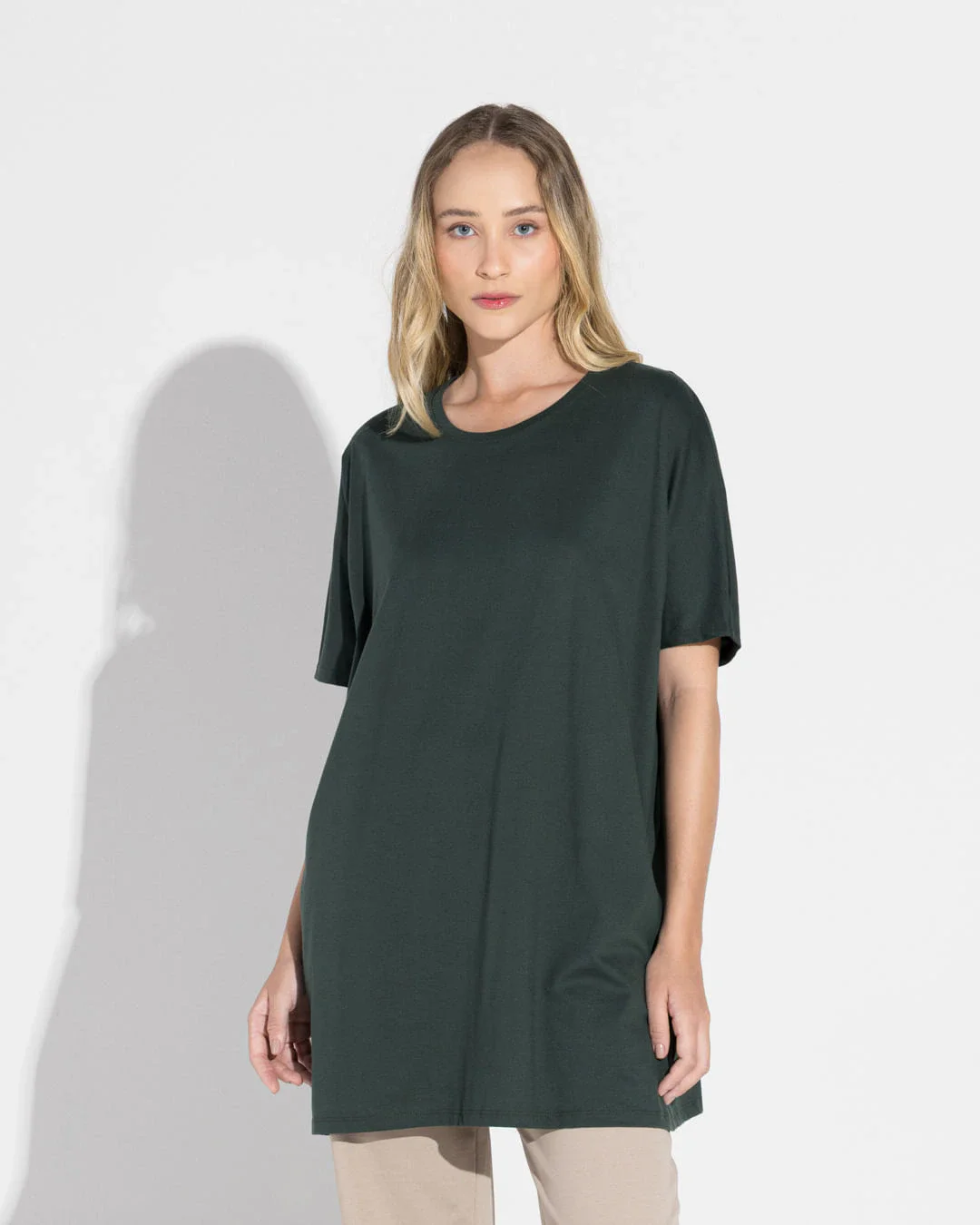 Camiseta Pima Oversized Feminina
