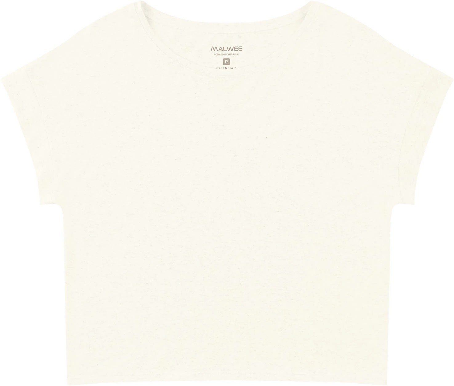 Blusa Ampla Feminina Manga Curta Em Malha Viscolinho Stretch