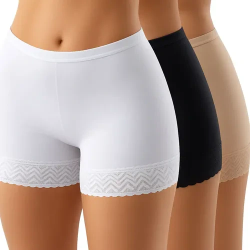 Kit 3 Short Anágua Vestido Feminino Segunda Pele Invisível