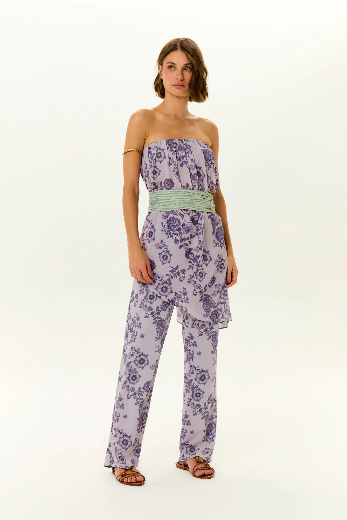 Calça Reta Ggt Estampa Poema