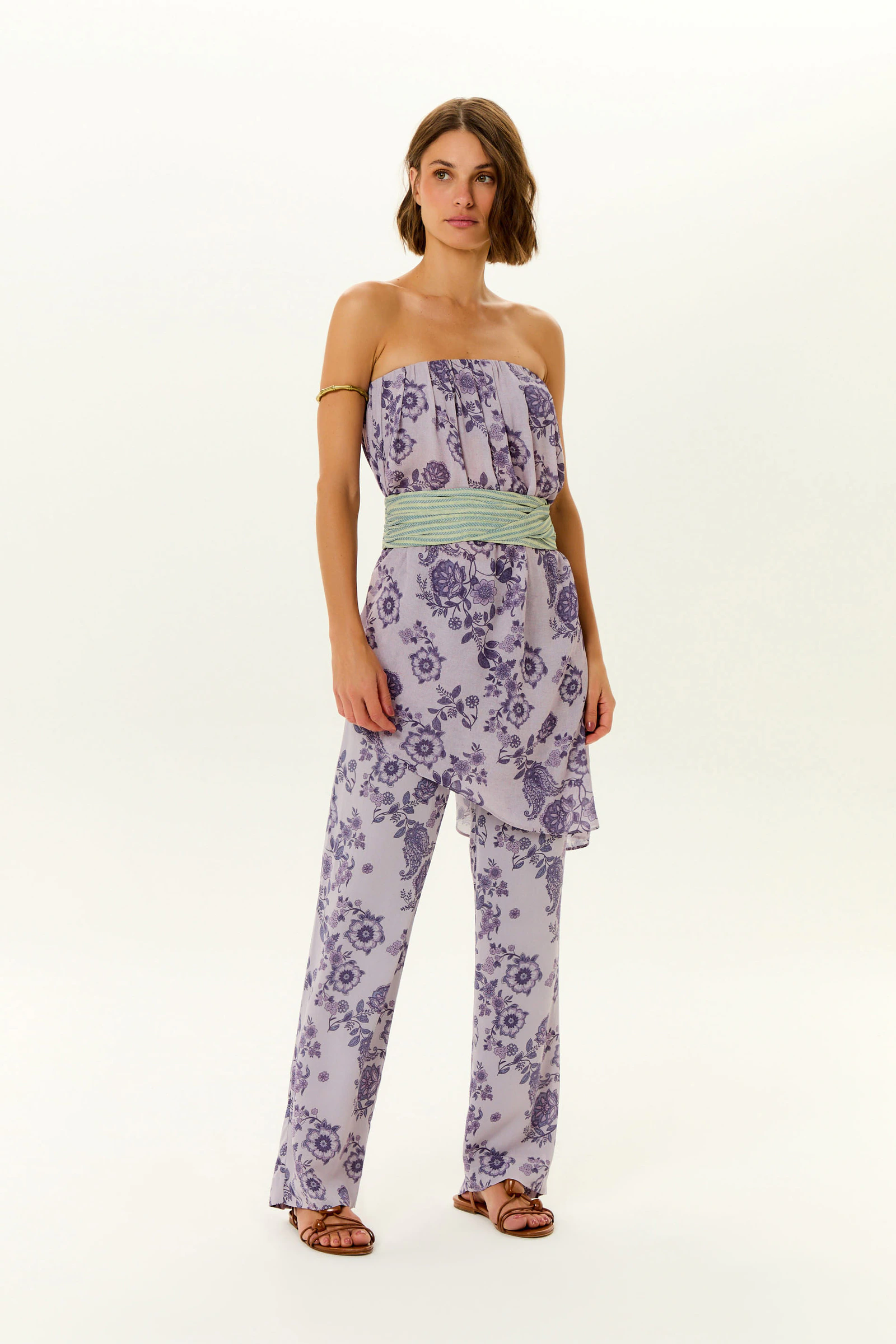 Calça Reta Ggt Estampa Poema
