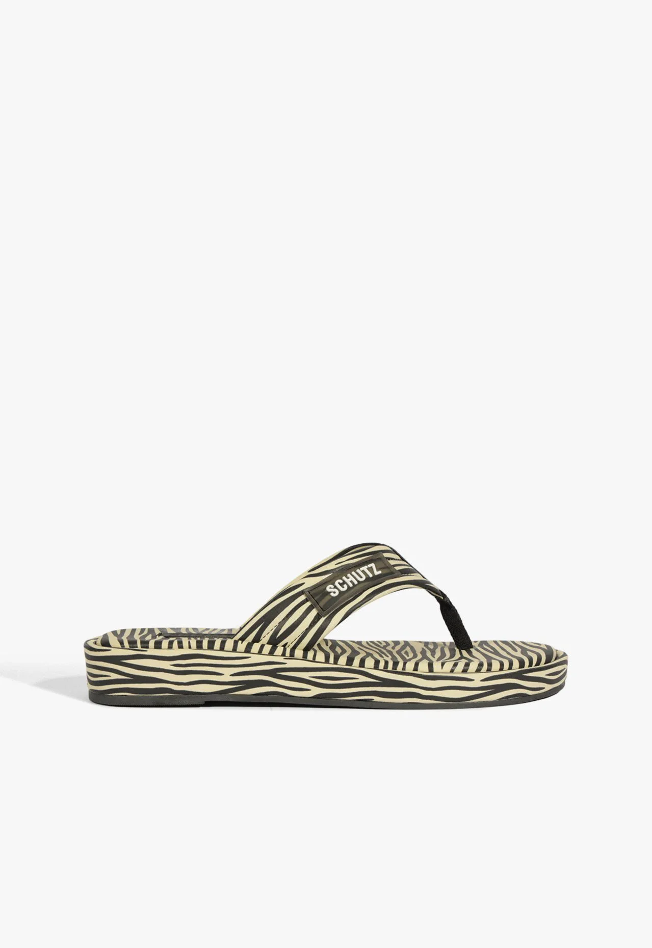 Chinelo Zoe Estampa Zebra