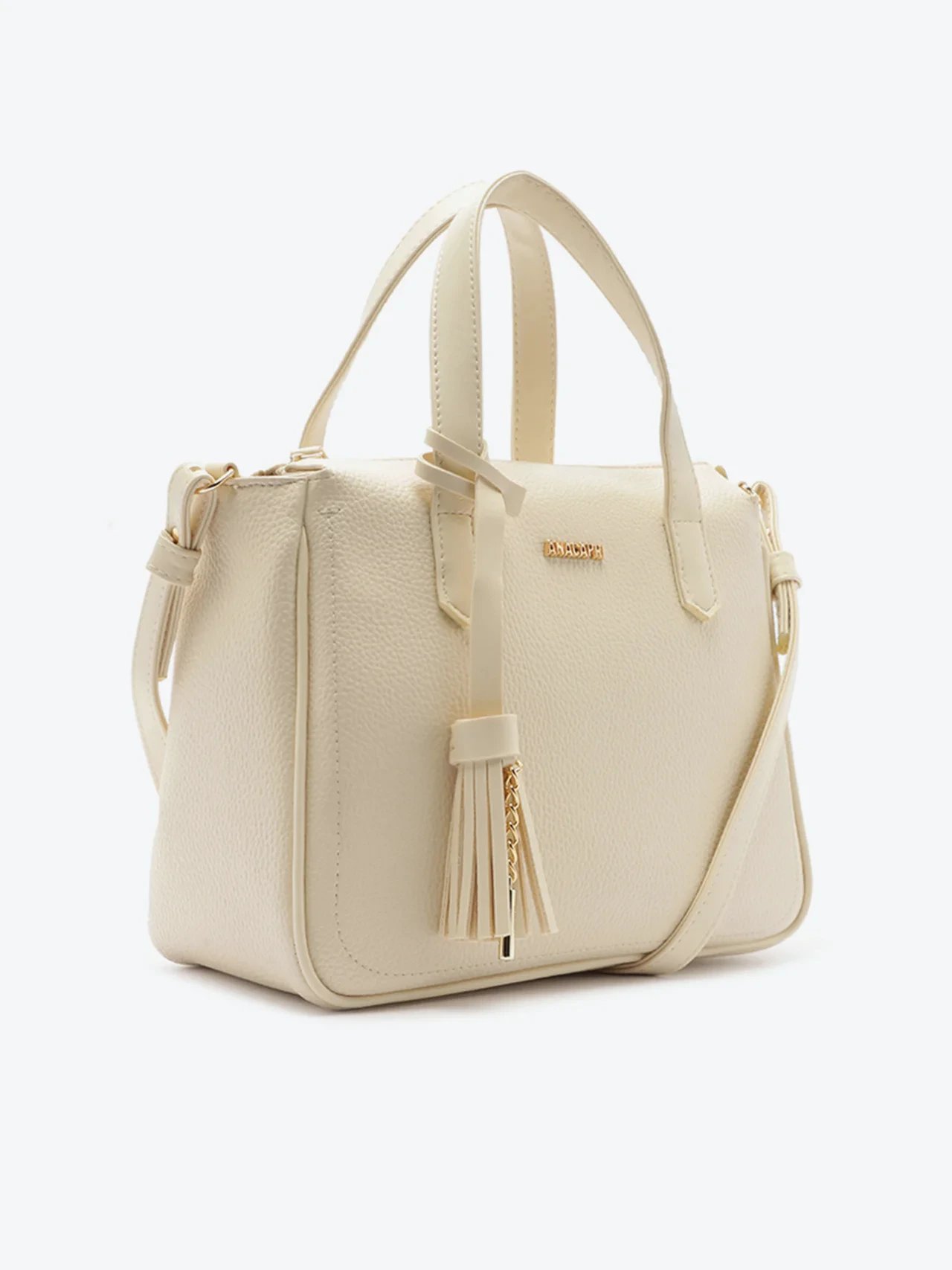 Bolsa Tote Média Bag Charm Branca