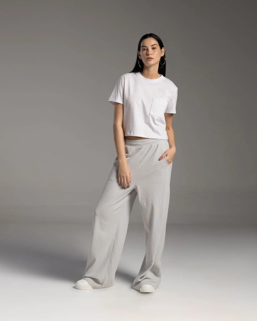Tech T-Shirt Cropped Noliquid Bolso Feminina - BASICAMENTE