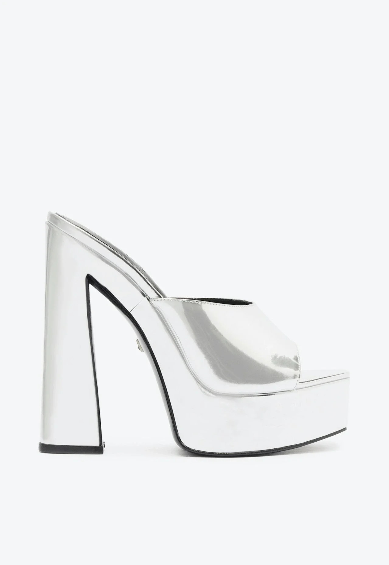 Mule Plataforma New Wedge Prata