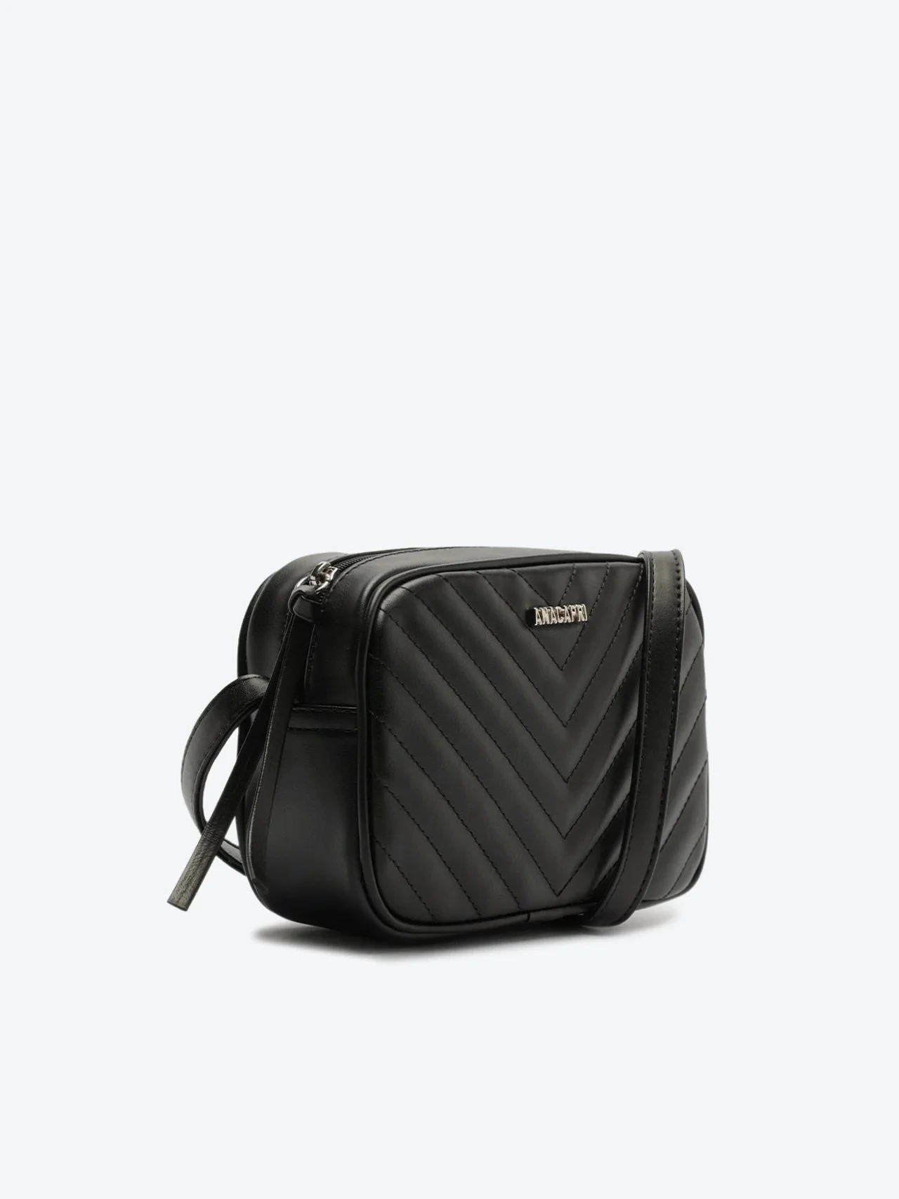 Bolsa Tiracolo Pequena Matelassê Cairo Preta